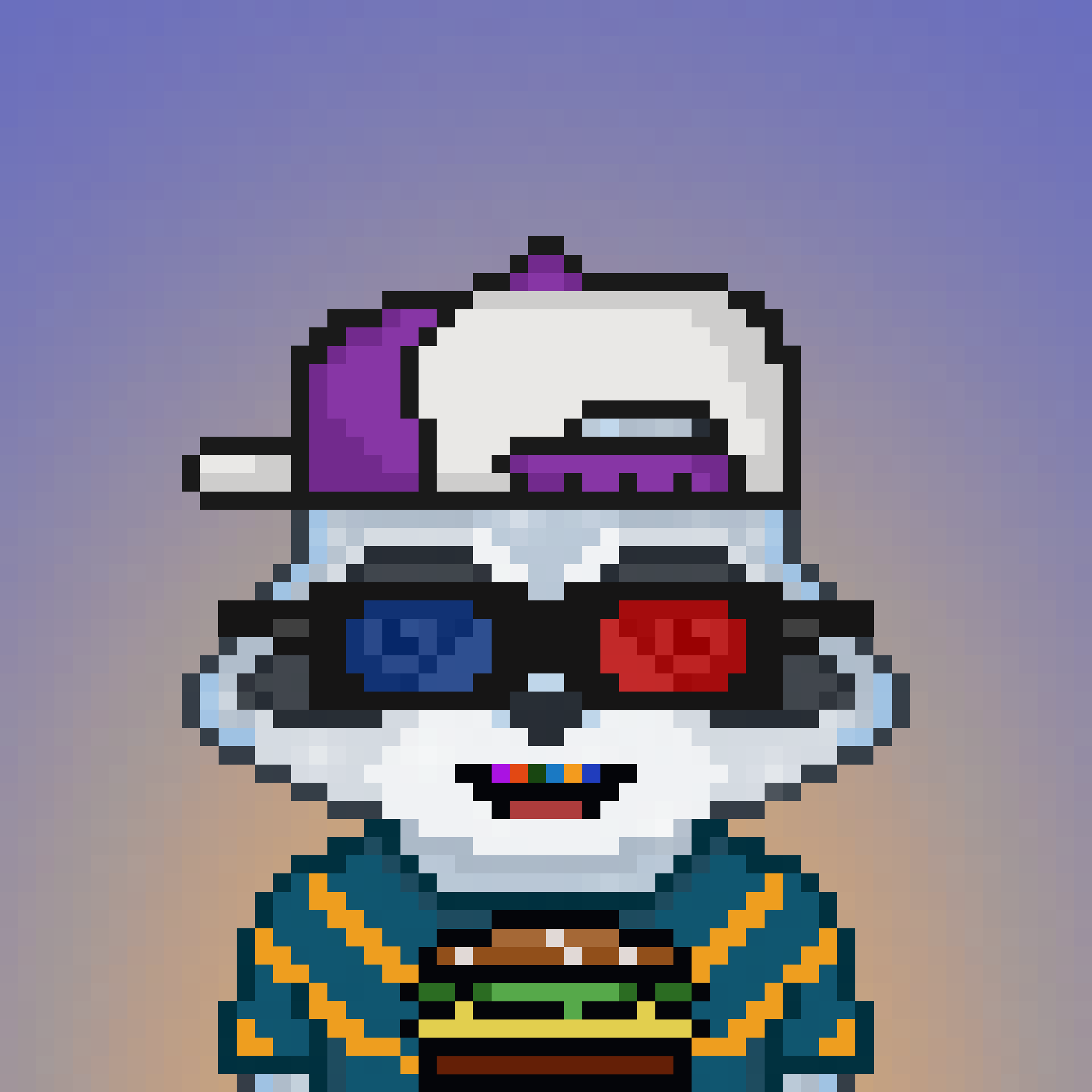 Pixel Raccoon #30 NFT on Algorand