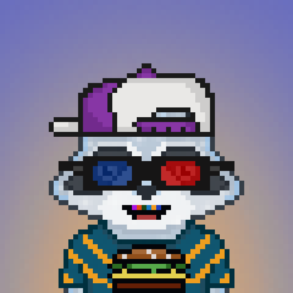 An image of Pixel Raccoon #30