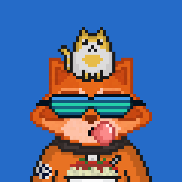 An image of Pixel Raccoon #32