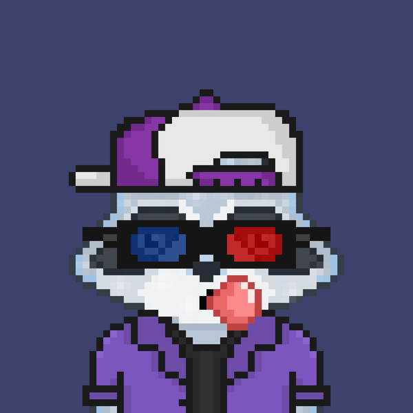 An image of Pixel Raccoon #33