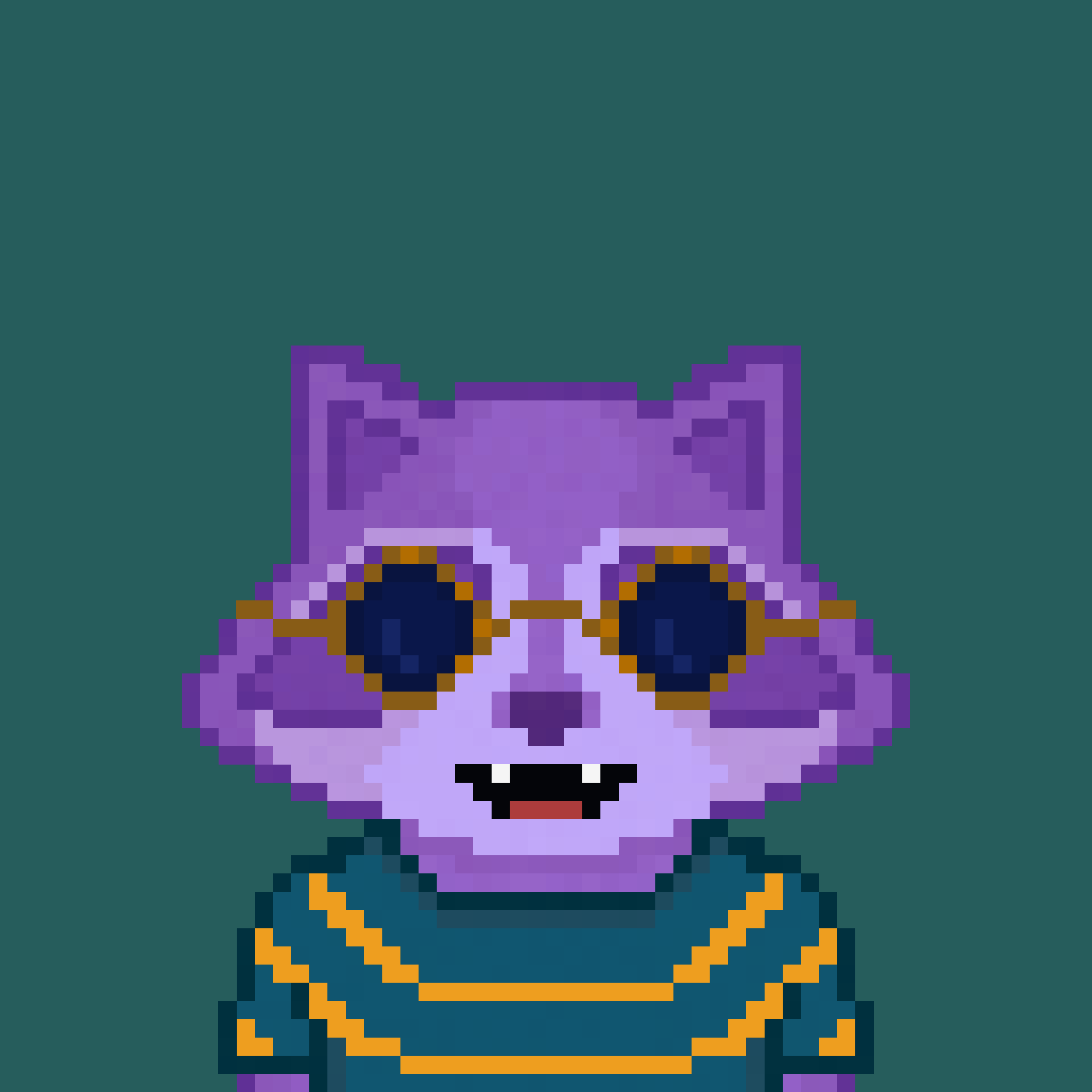 Pixel Raccoon #337 NFT on Algorand