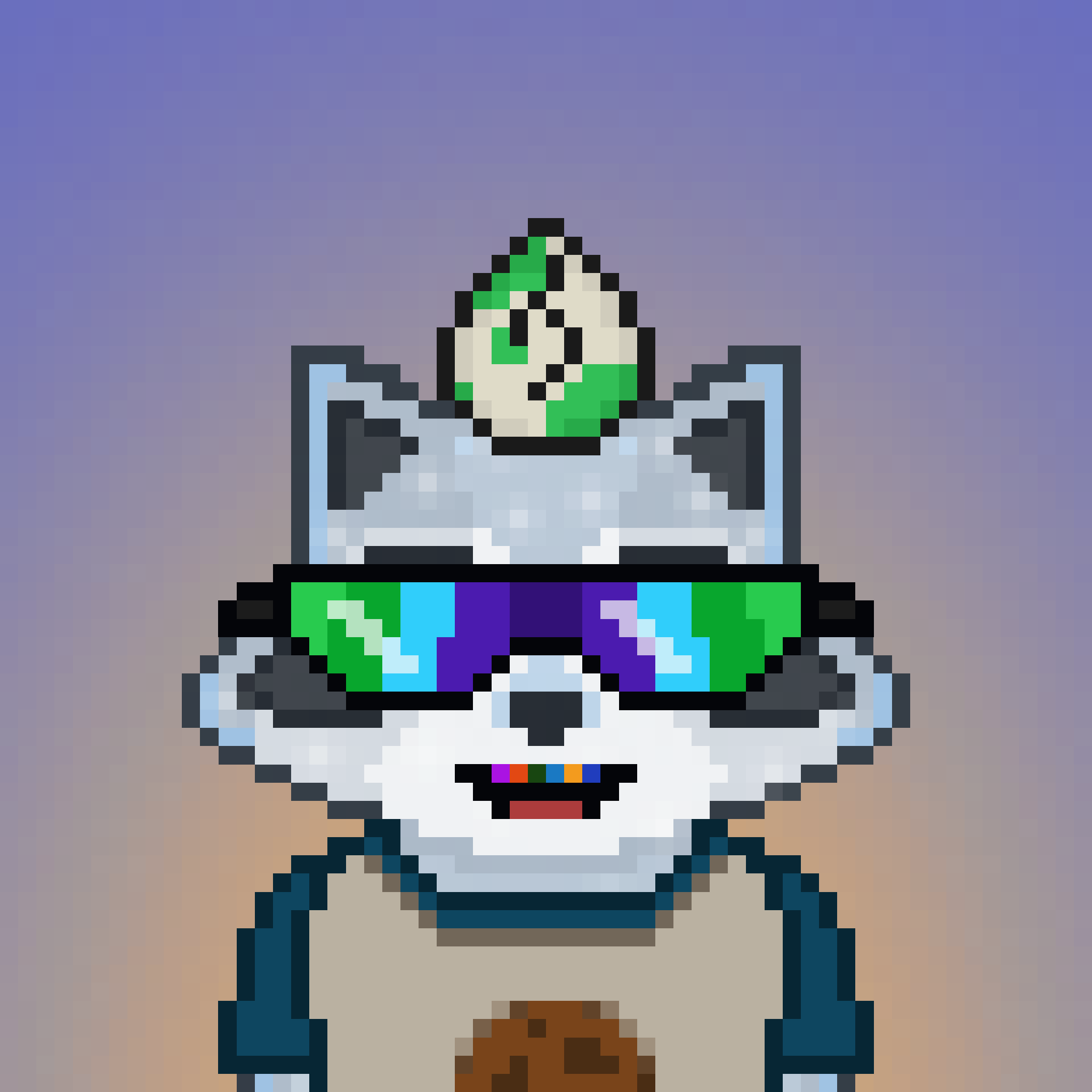 Pixel Raccoon #342 NFT on Algorand
