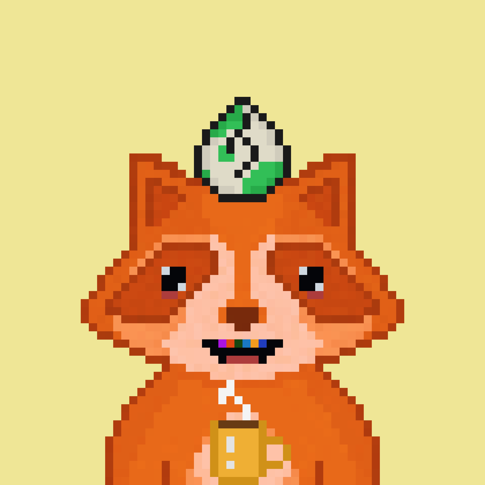 Pixel Raccoon #345 NFT on Algorand