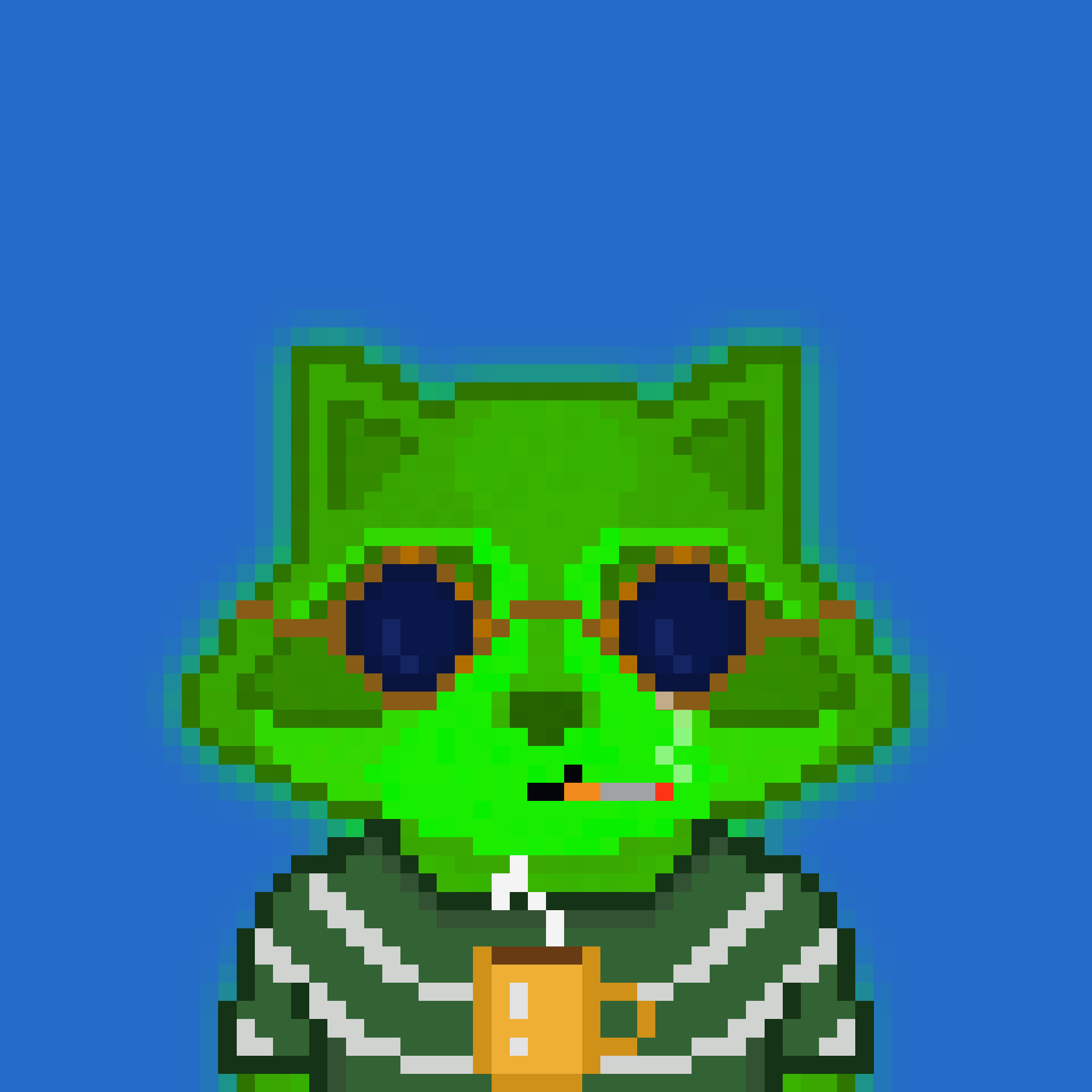 Pixel Raccoon #350 NFT on Algorand