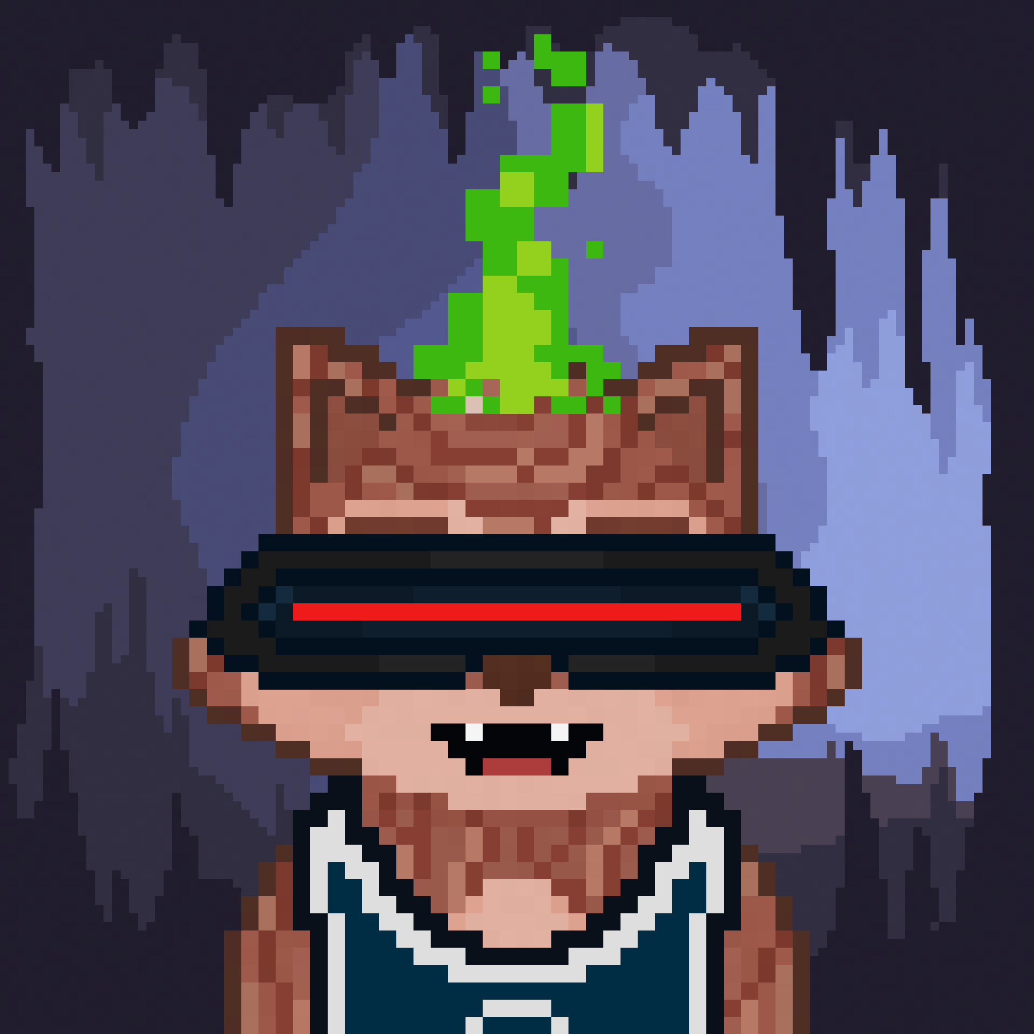 Pixel Raccoon #351 NFT on Algorand