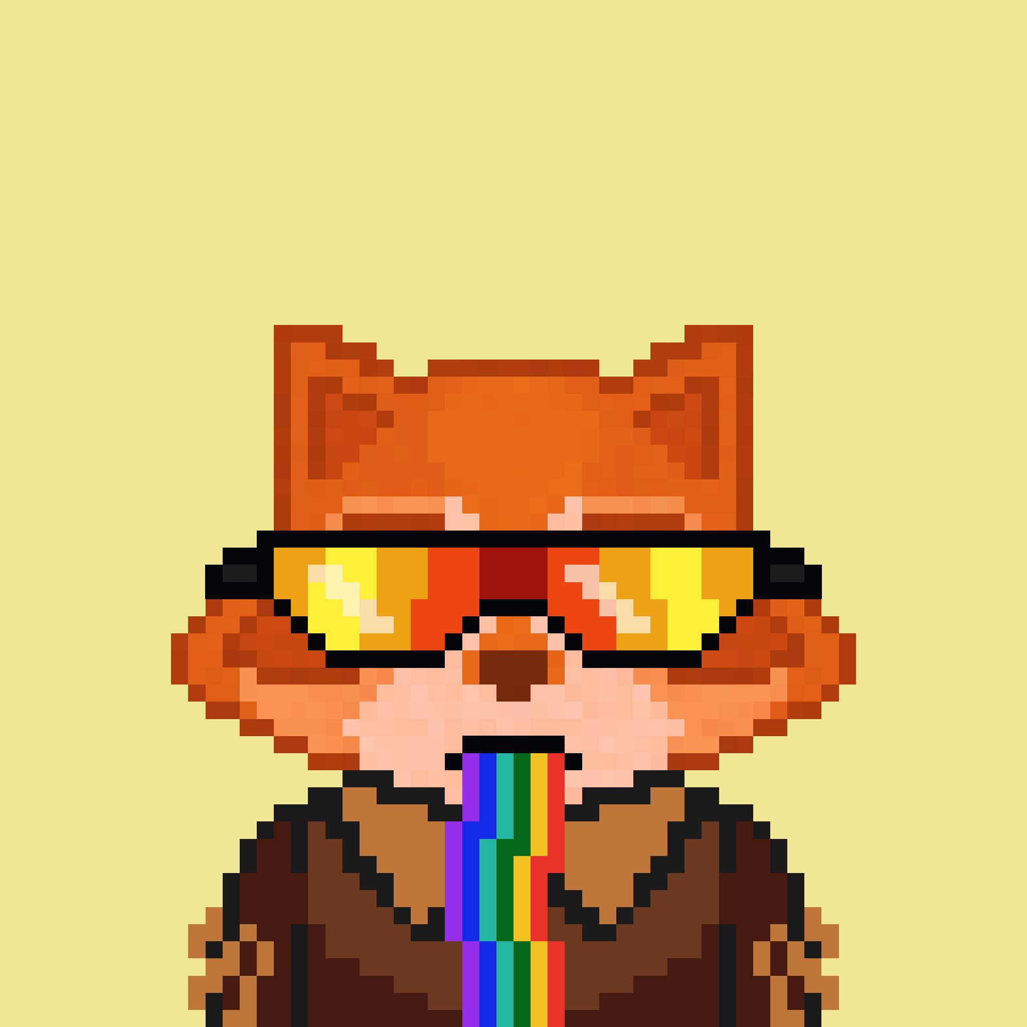 Pixel Raccoon #369 NFT on Algorand