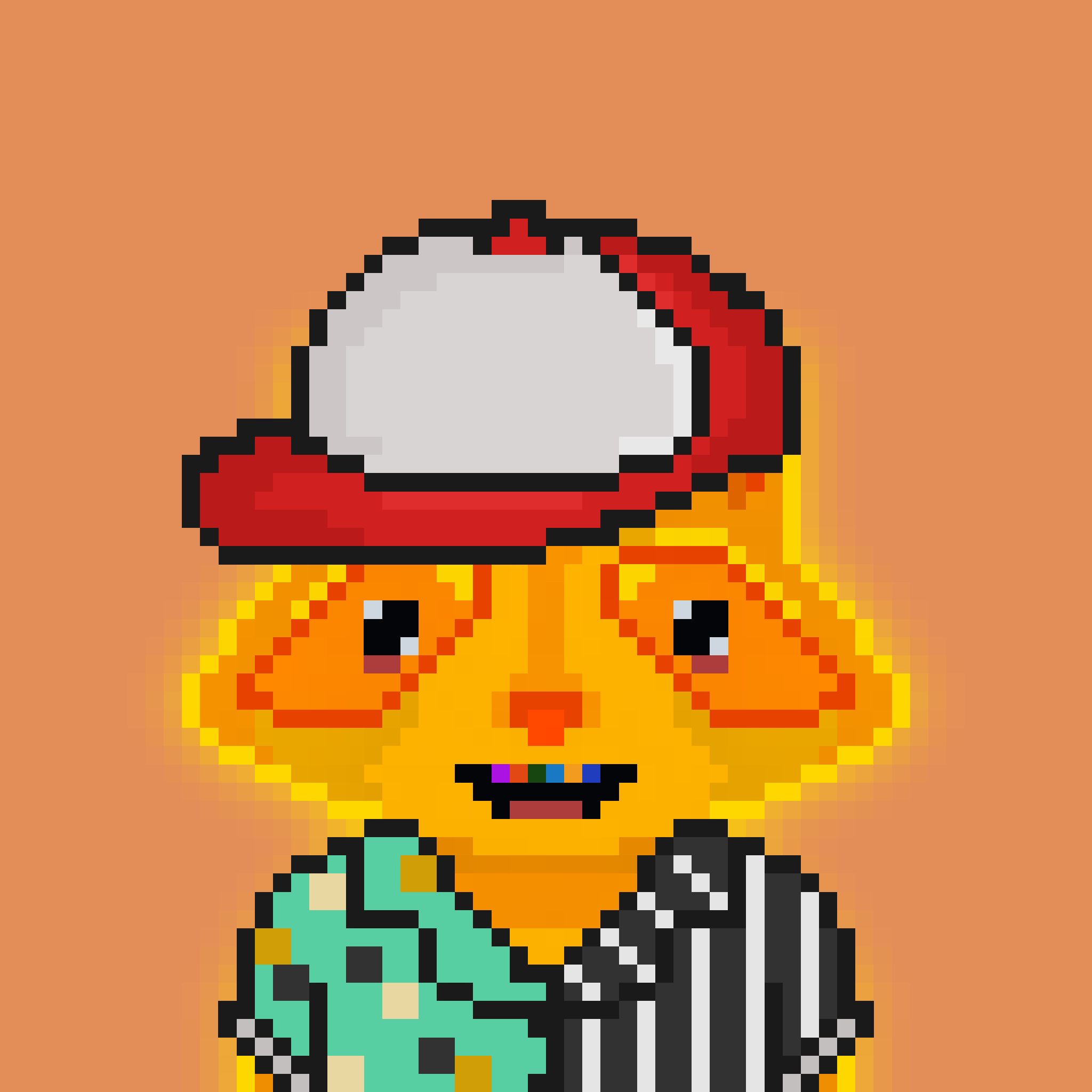 Pixel Raccoon #376 NFT on Algorand