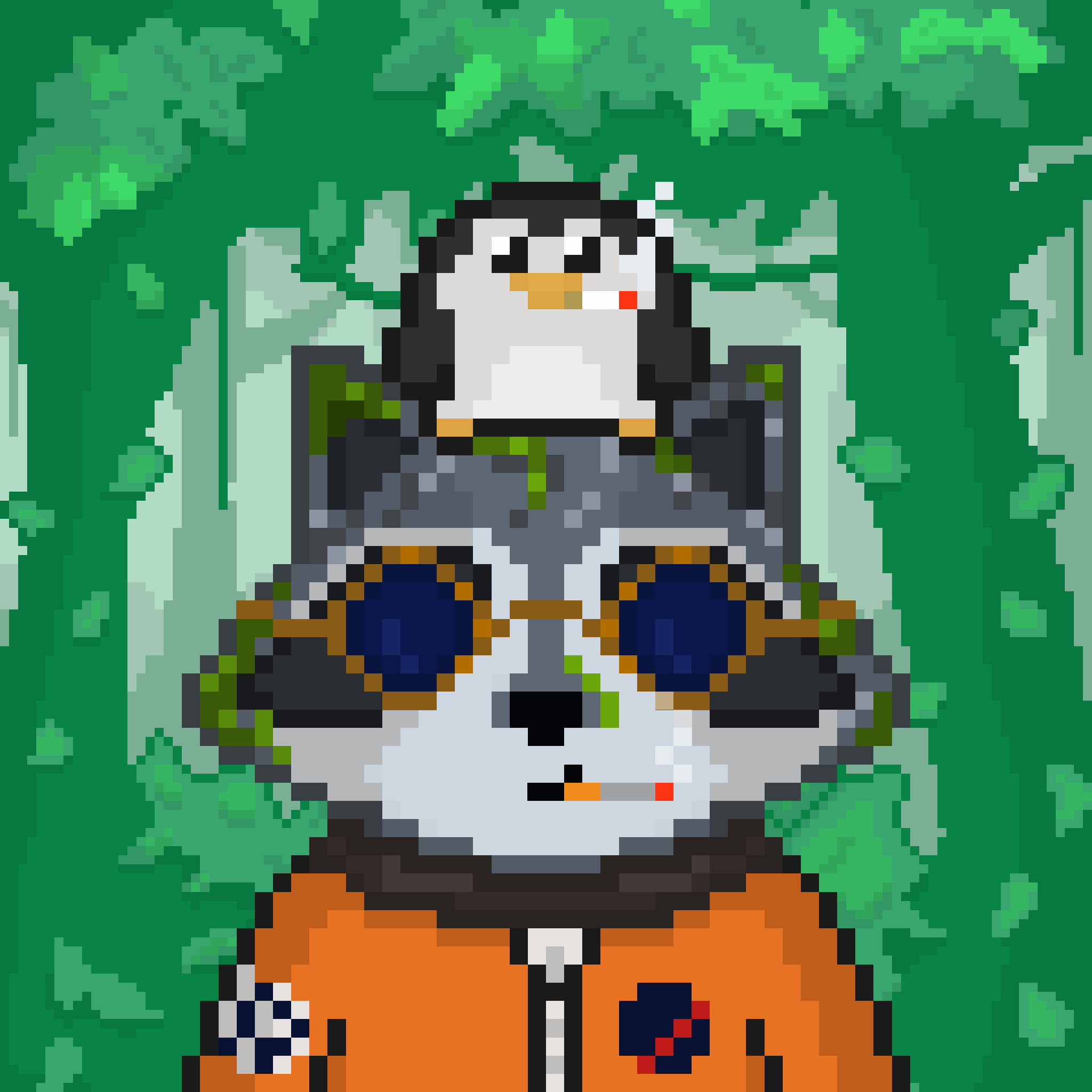 Pixel Raccoon #380 NFT on Algorand