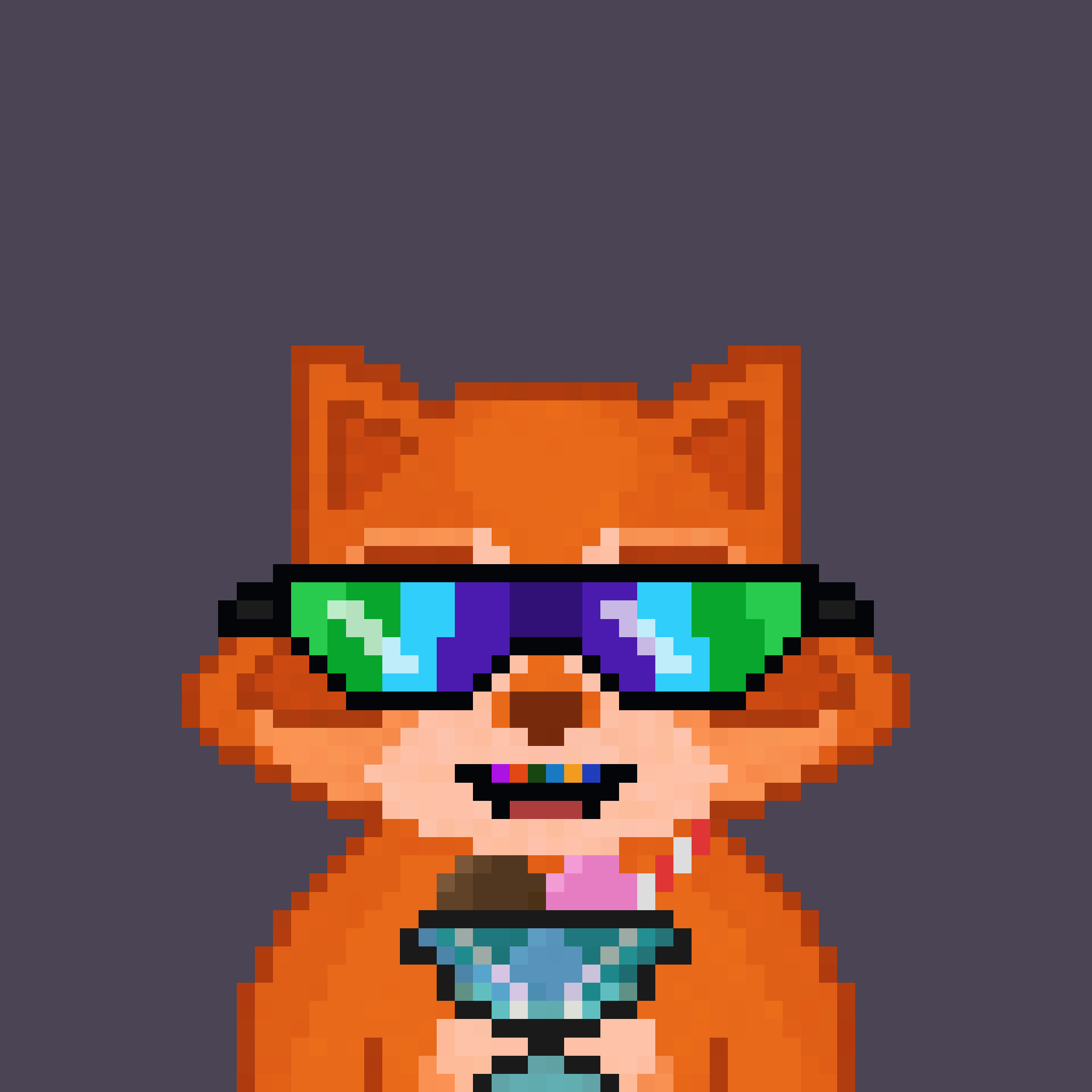 Pixel Raccoon #382 NFT on Algorand