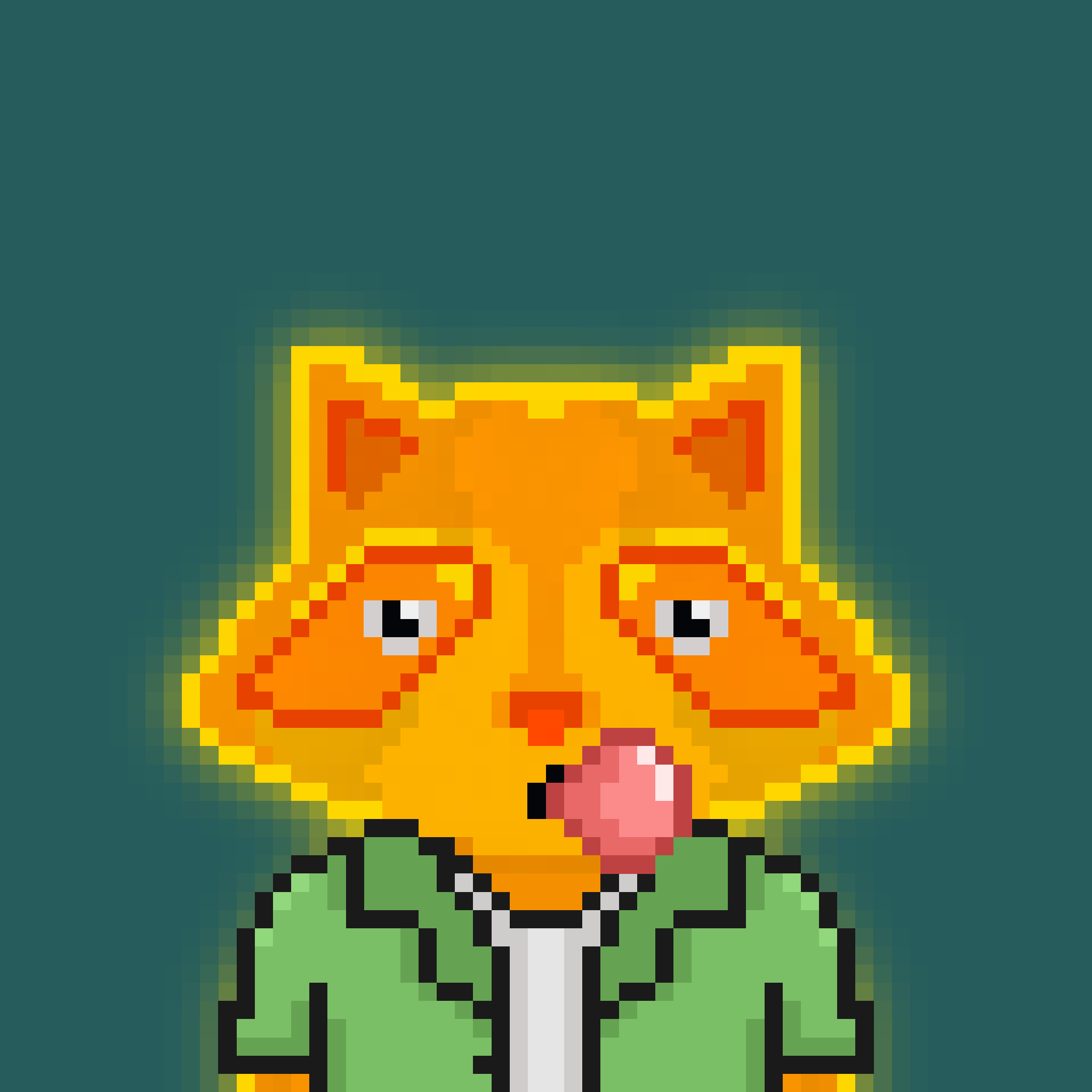 Pixel Raccoon #414 NFT on Algorand