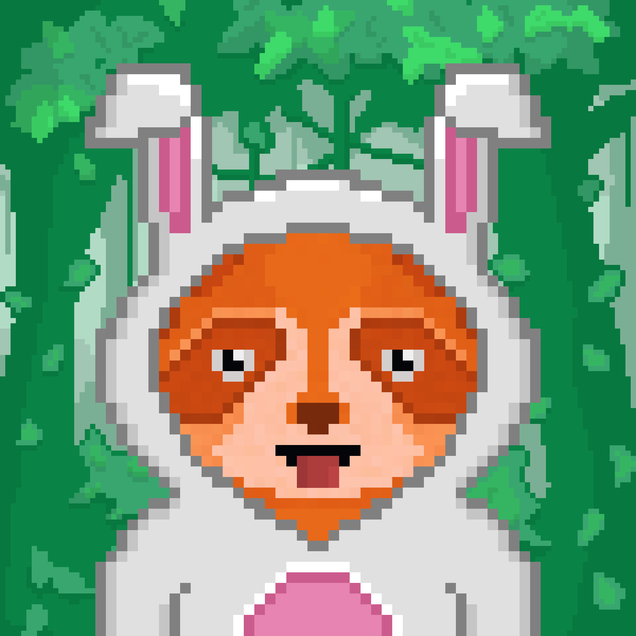 Pixel Raccoon #417 NFT on Algorand