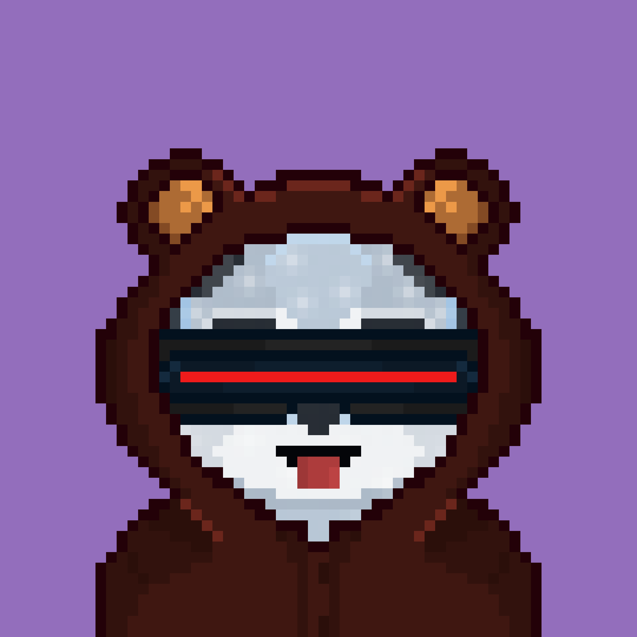 Pixel Raccoon #421 NFT on Algorand