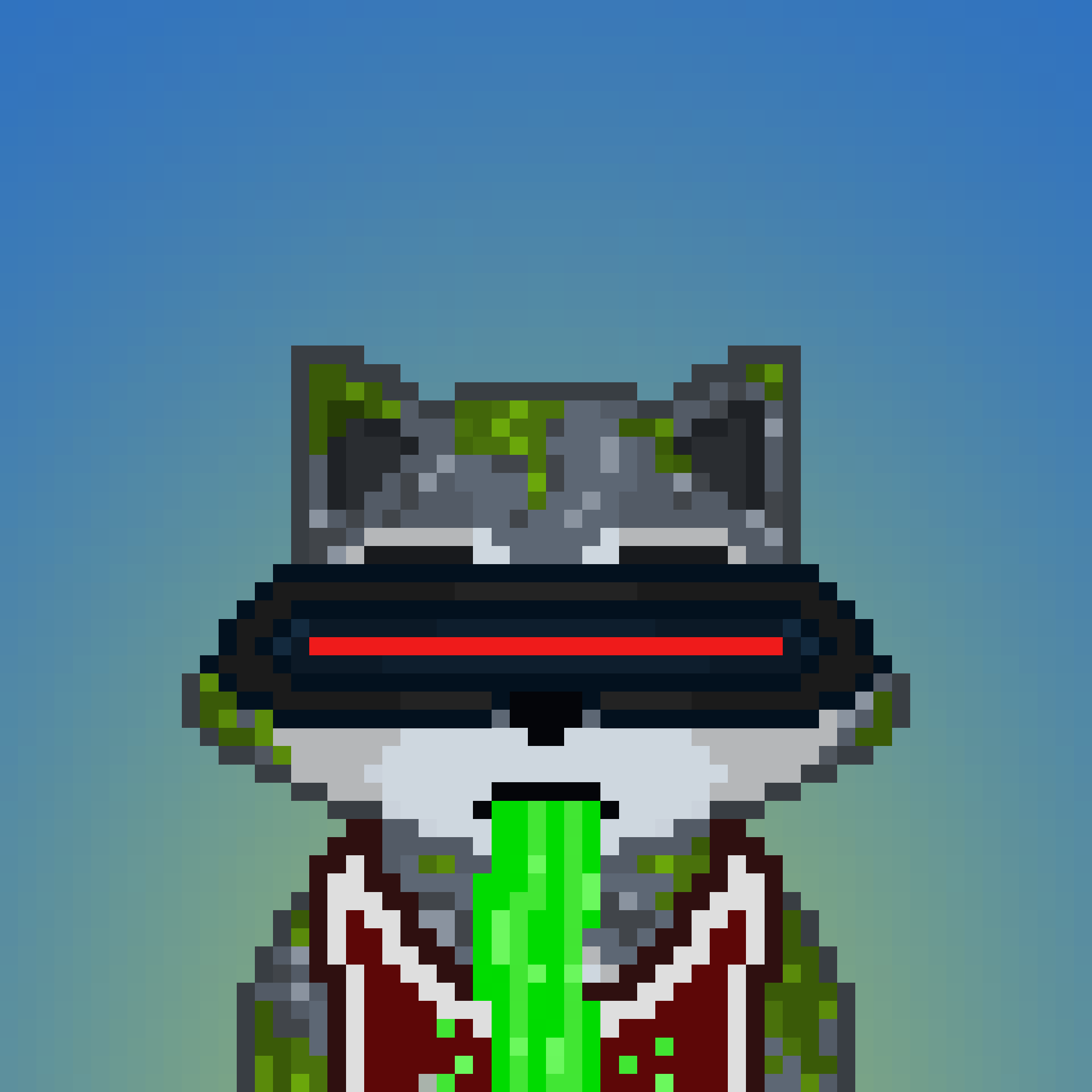 Pixel Raccoon #426 NFT on Algorand
