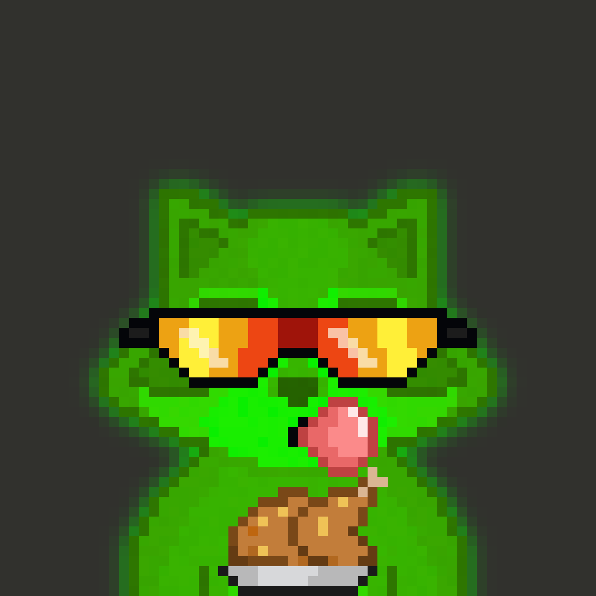 Pixel Raccoon #433 NFT on Algorand