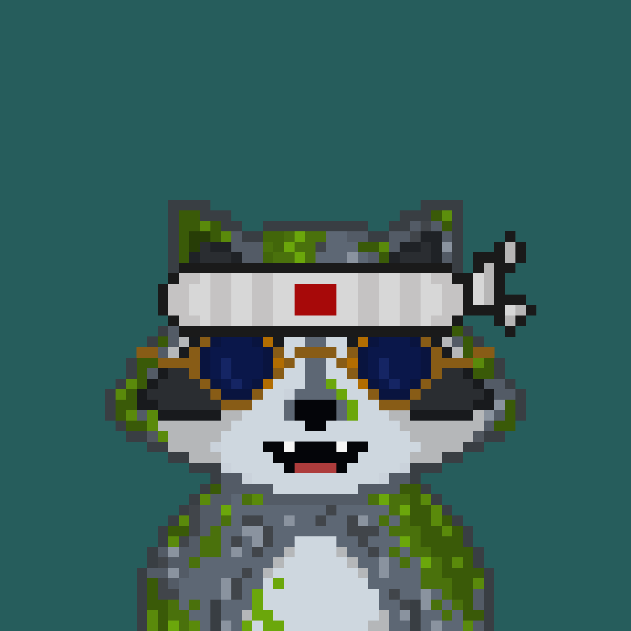 Pixel Raccoon #439 NFT on Algorand