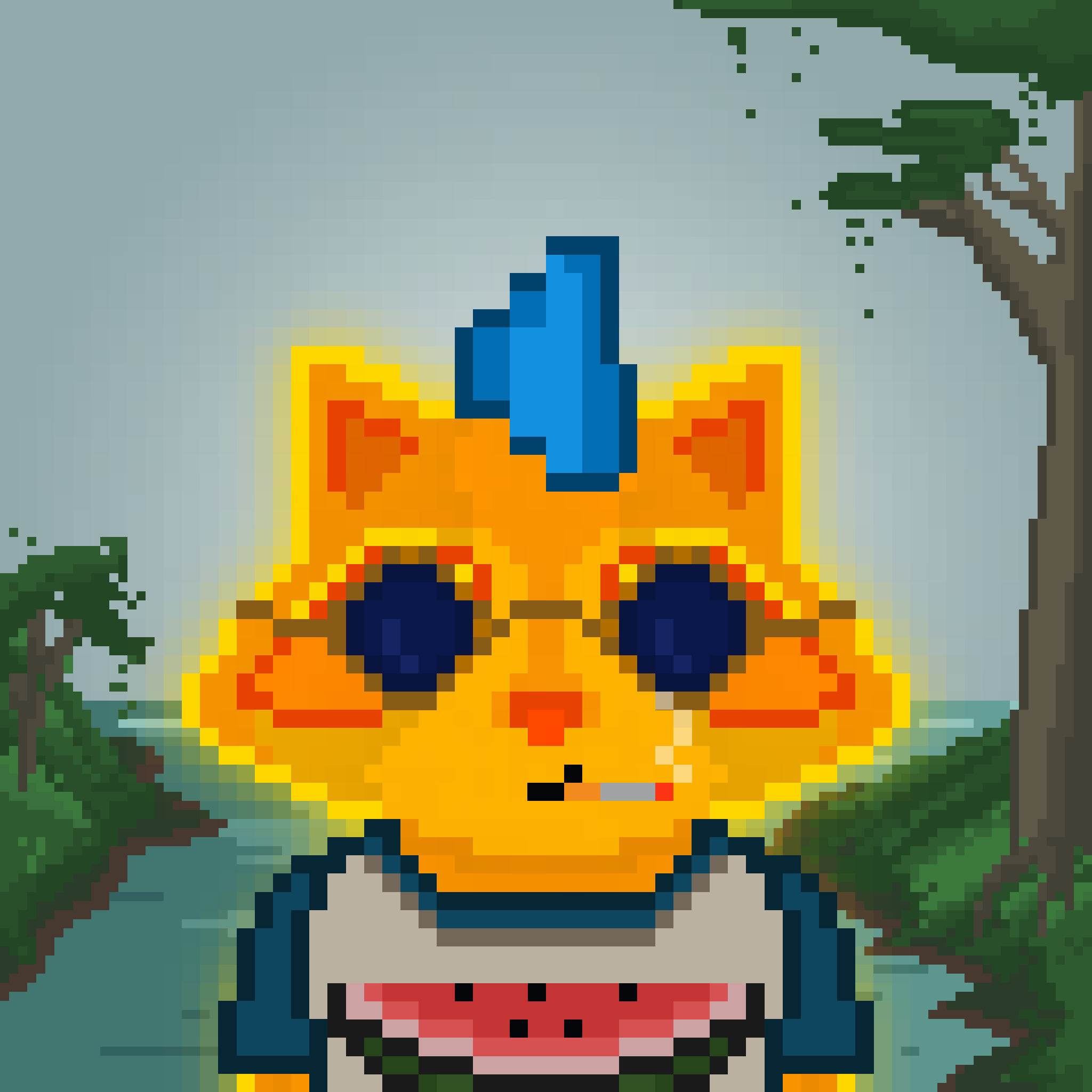 Pixel Raccoon #443 NFT on Algorand