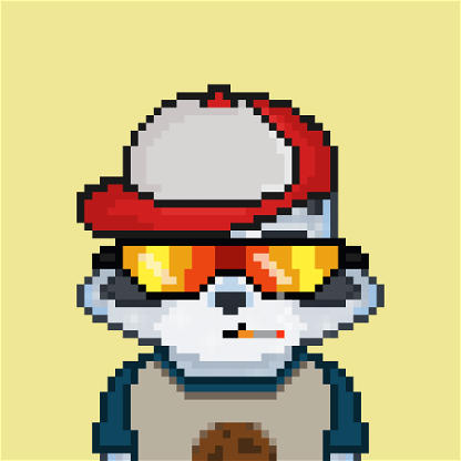 Pixel Raccoon #445