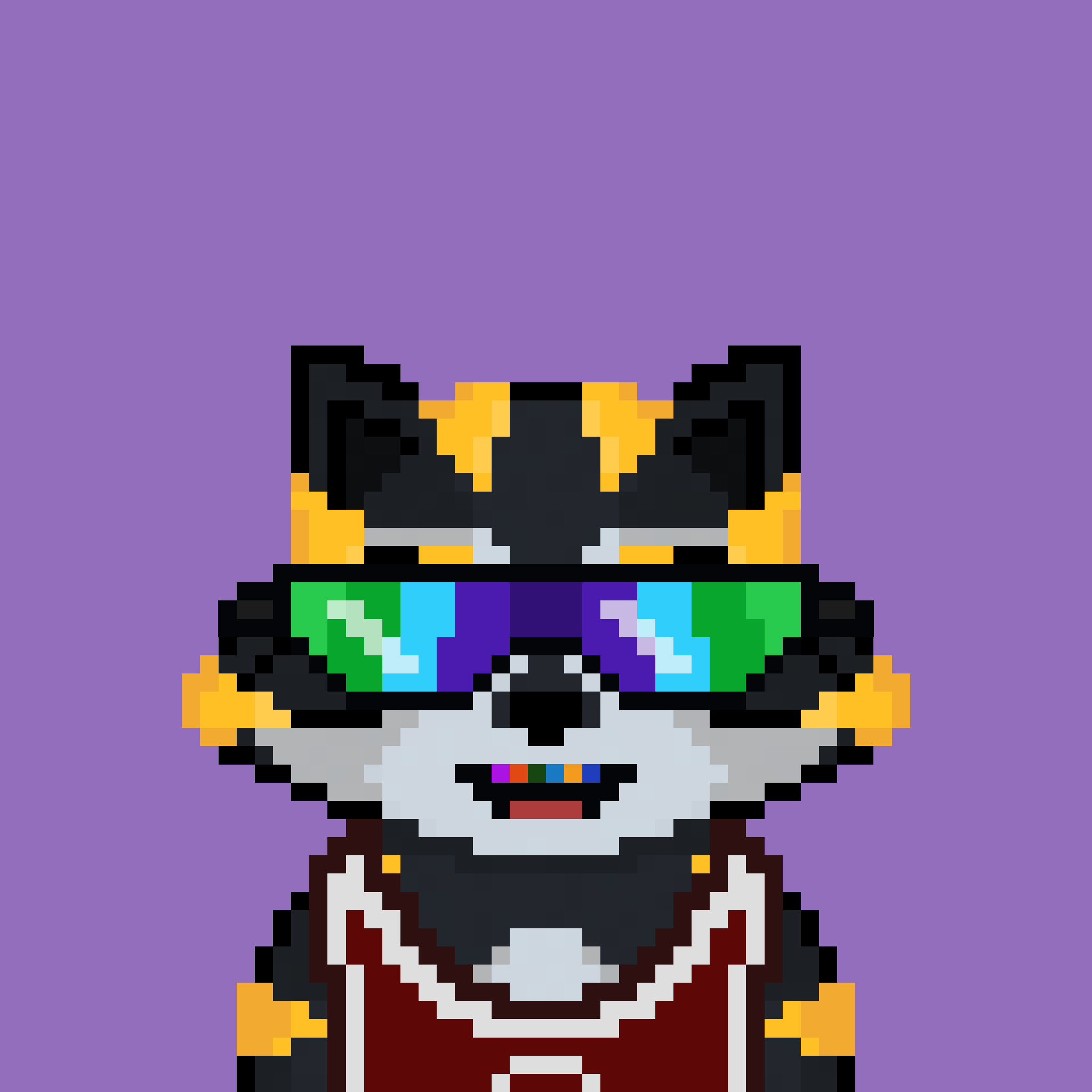 Pixel Raccoon #447 NFT on Algorand