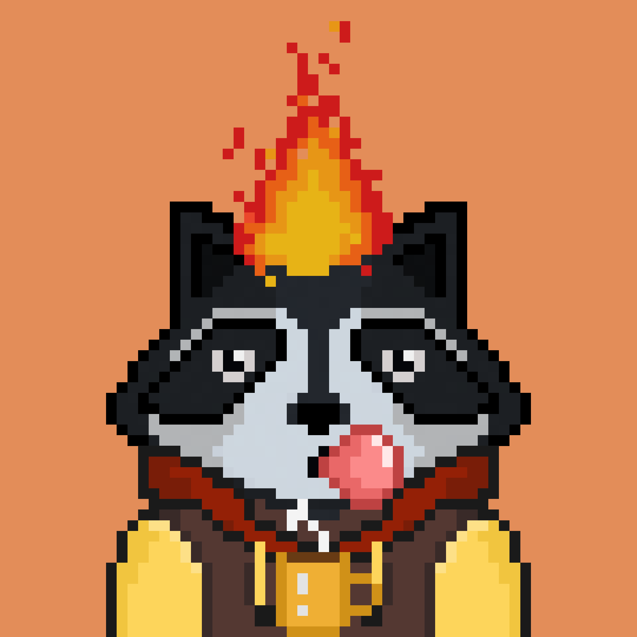 Pixel Raccoon #450 NFT on Algorand