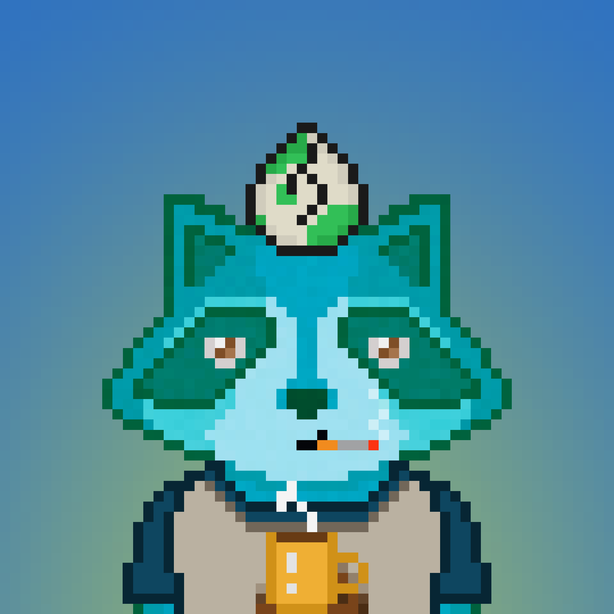 Pixel Raccoon #459 NFT on Algorand