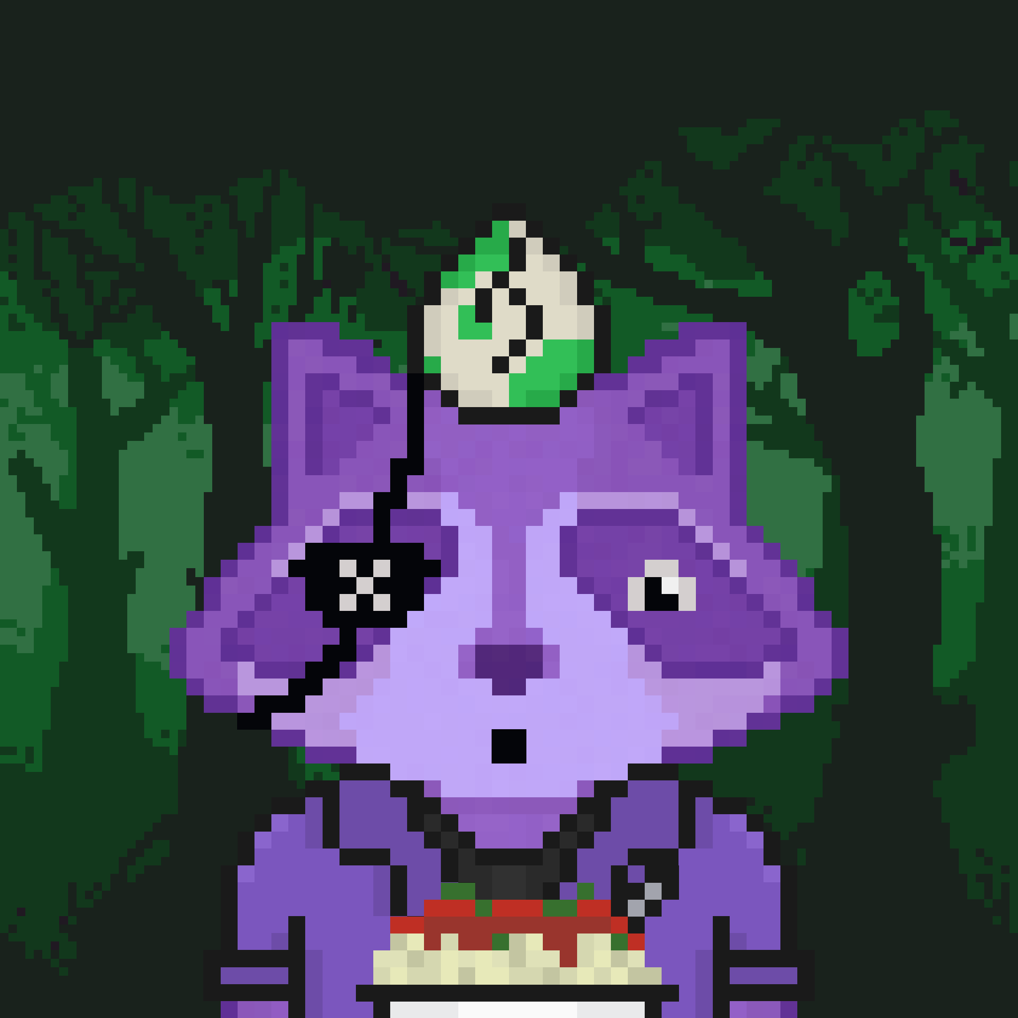 Pixel Raccoon #46 NFT on Algorand