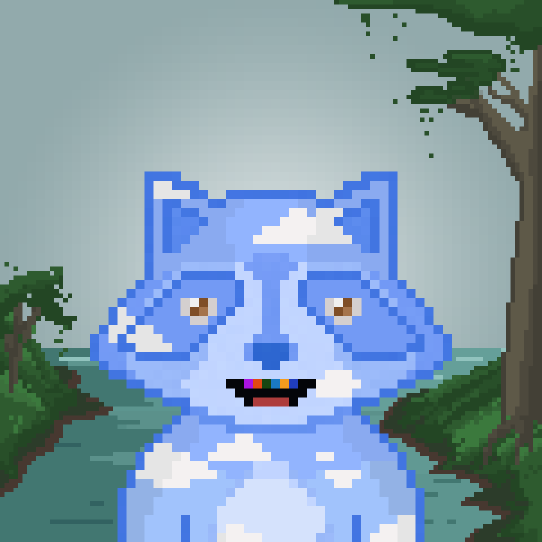 Pixel Raccoon #465 NFT on Algorand