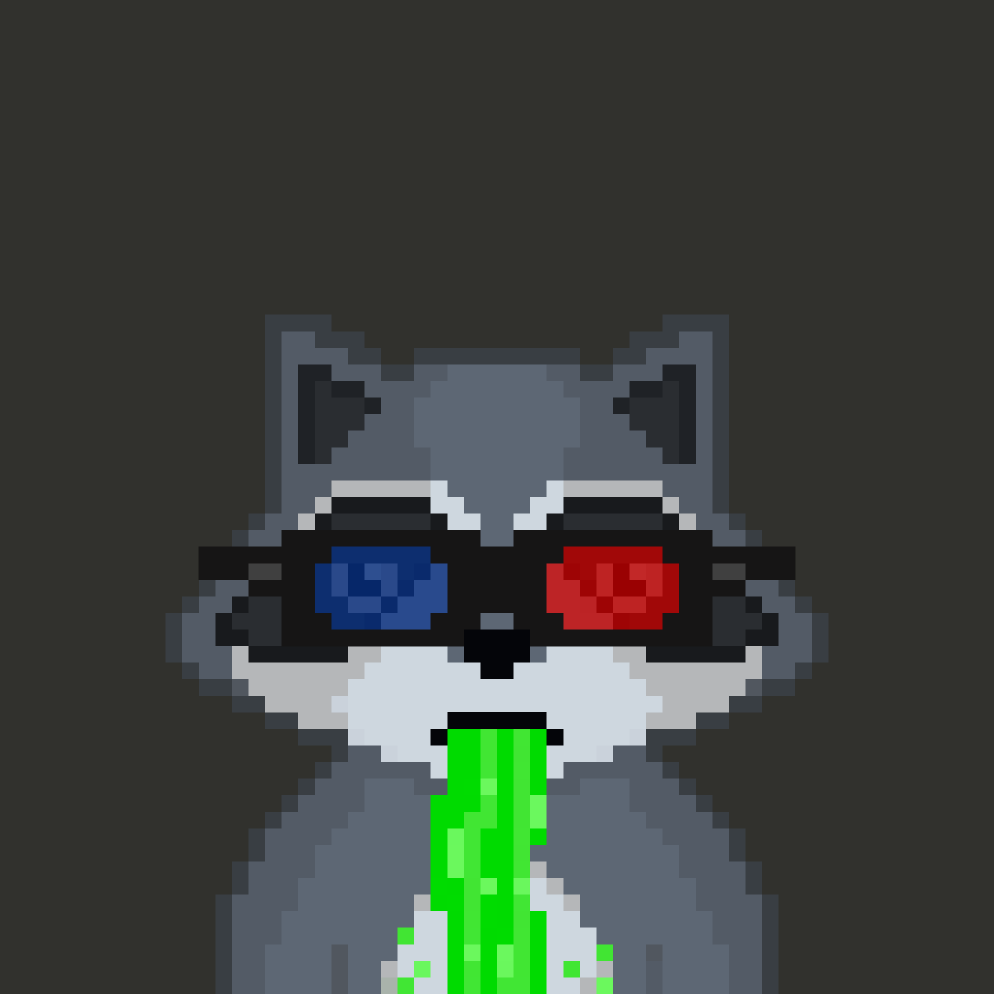 Pixel Raccoon #469 NFT on Algorand