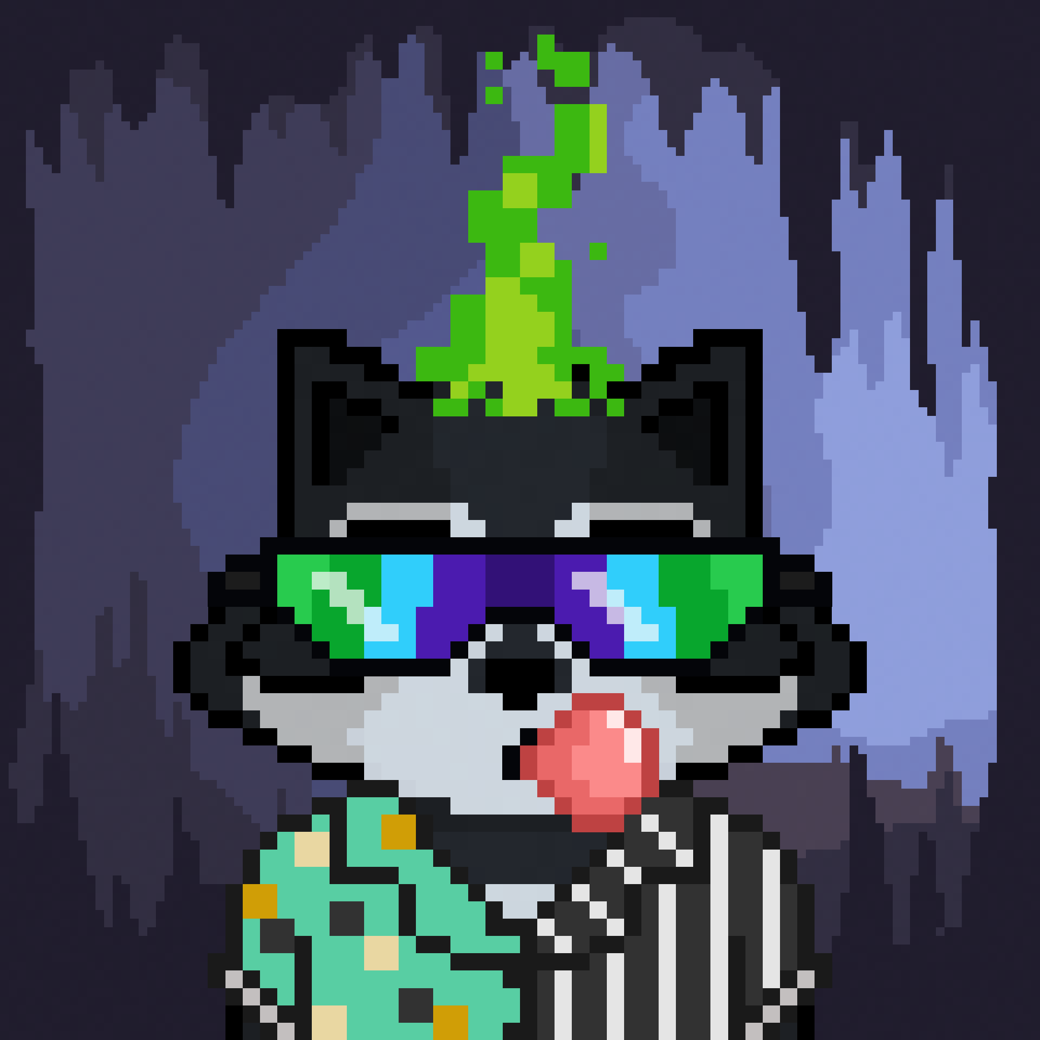 Pixel Raccoon #471 NFT on Algorand