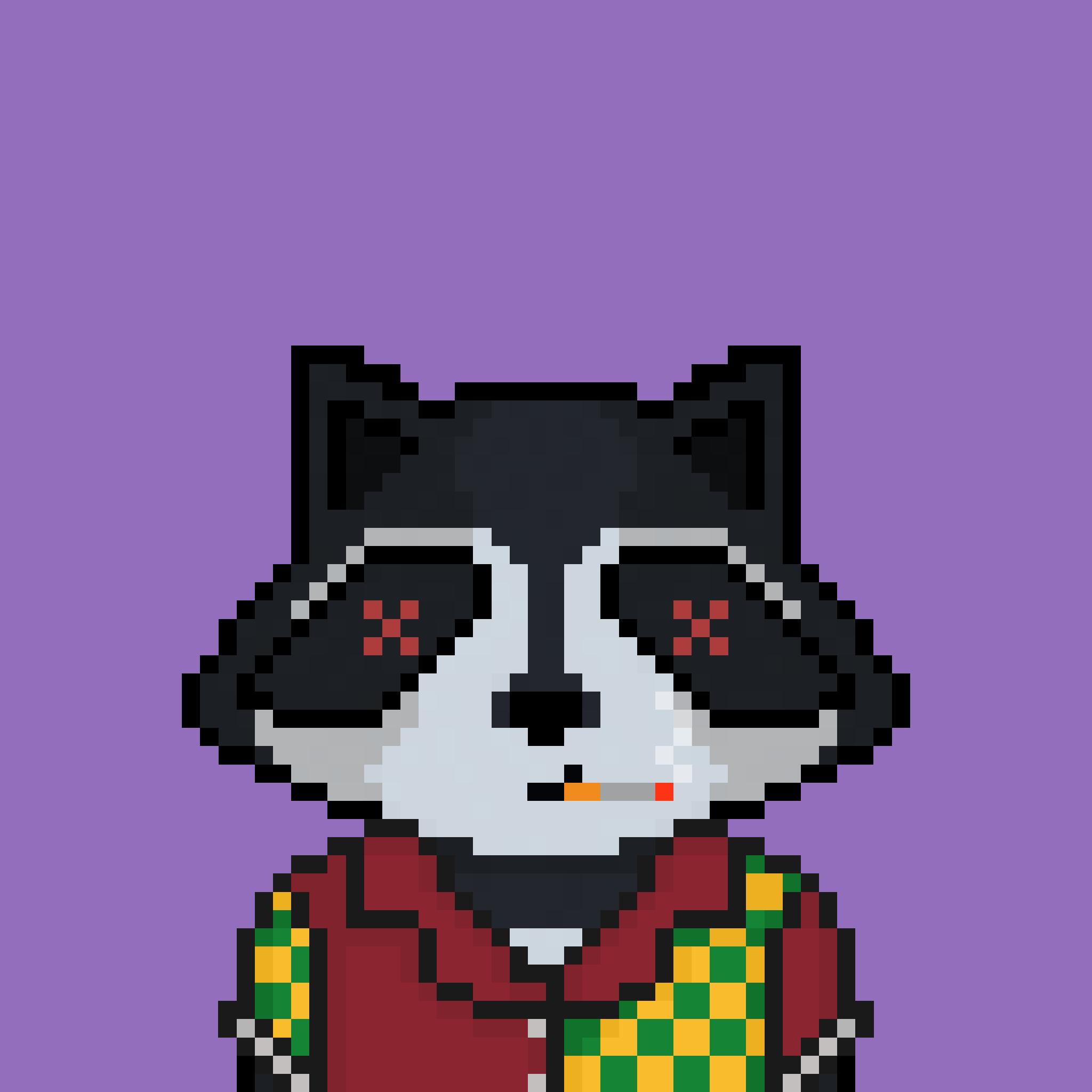 Pixel Raccoon #472 NFT on Algorand