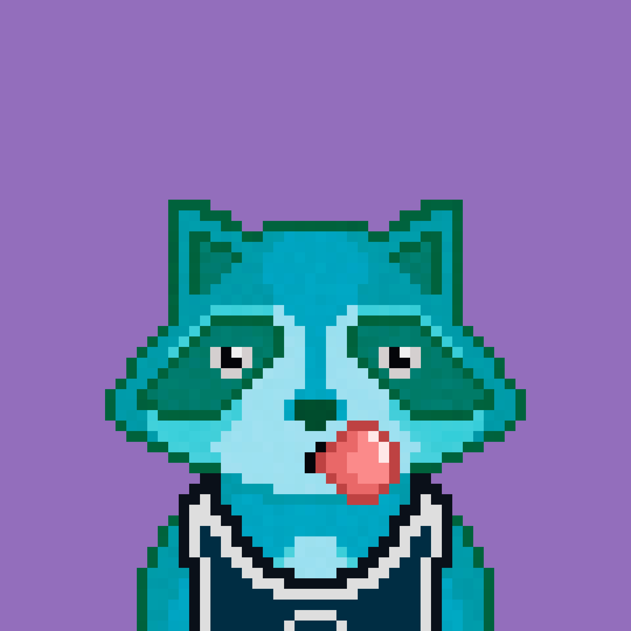 Pixel Raccoon #496 NFT on Algorand