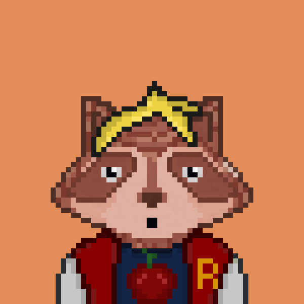 An image of Pixel Raccoon #5