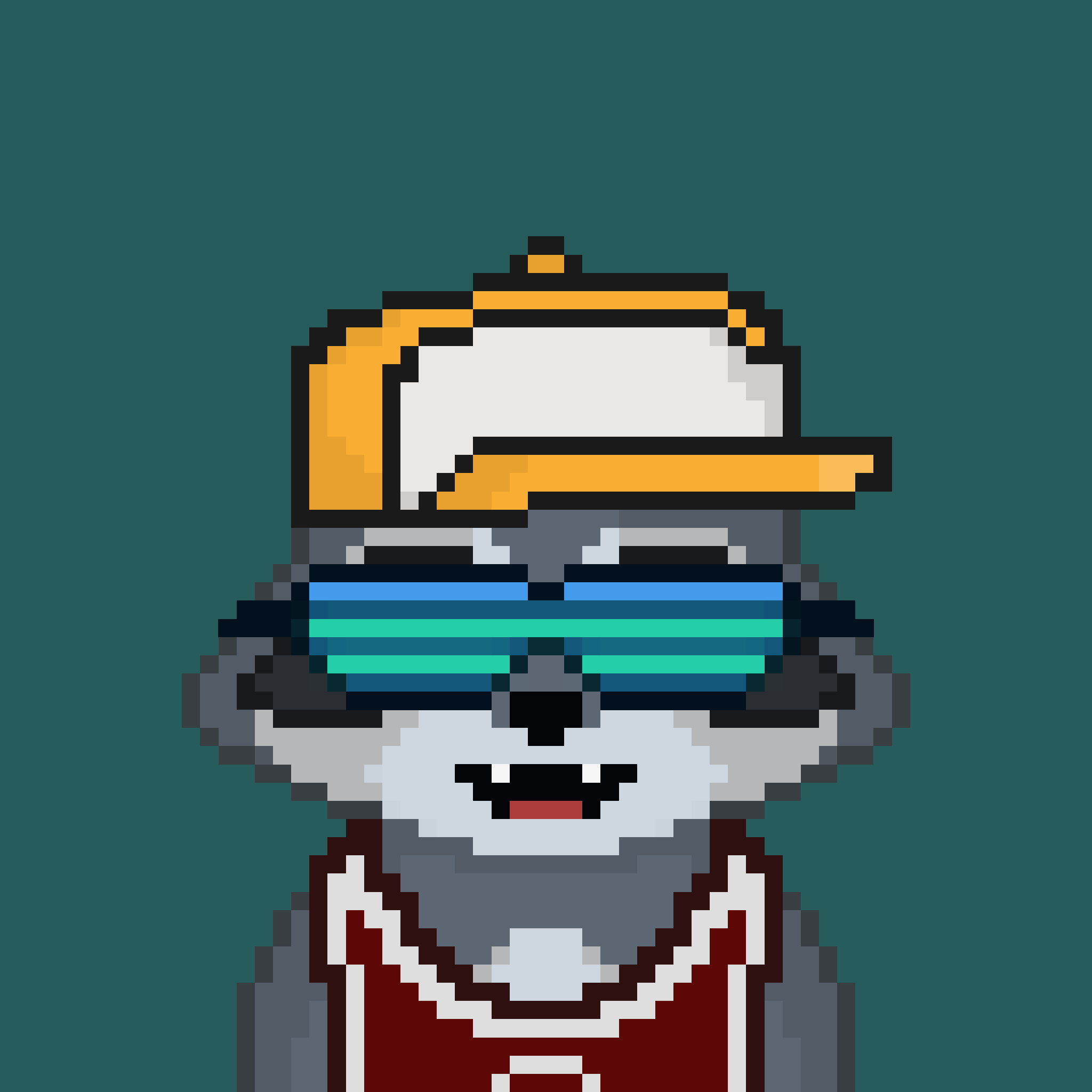 Pixel Raccoon #500 NFT on Algorand