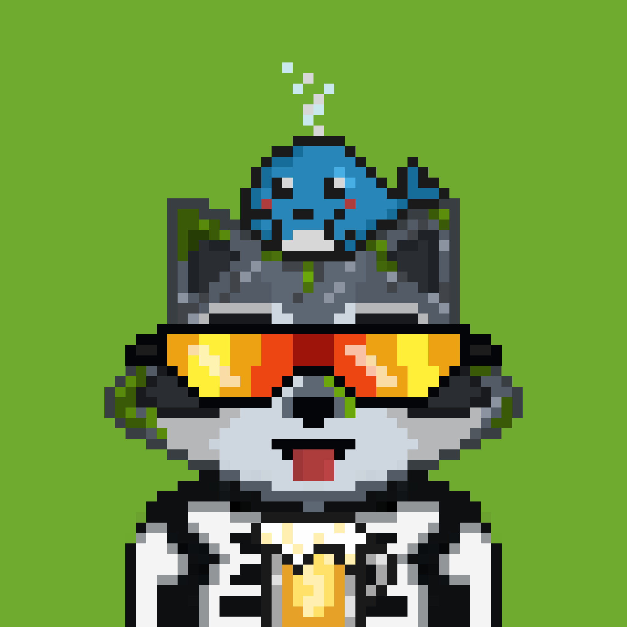 Pixel Raccoon #502 NFT on Algorand