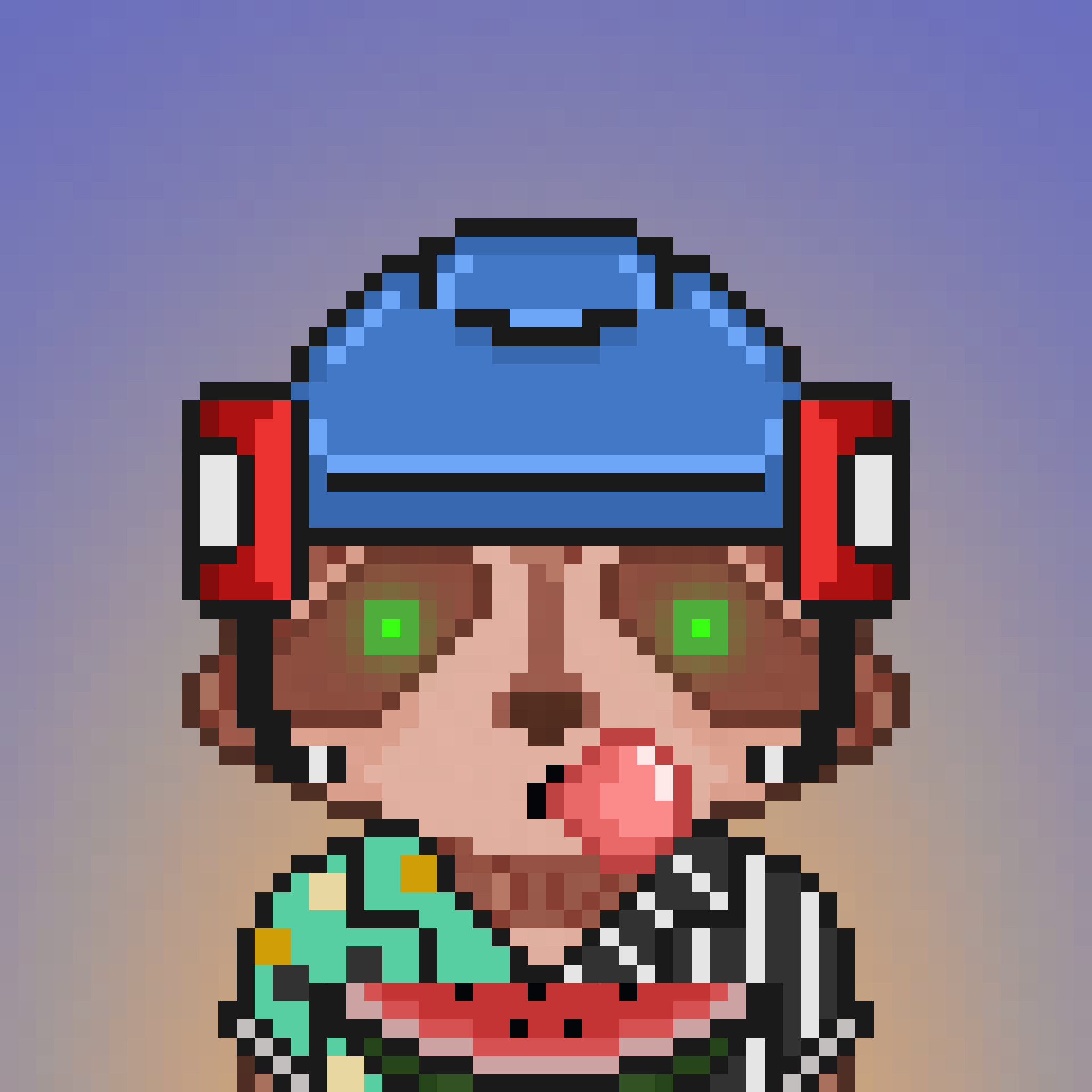 Pixel Raccoon #504 NFT on Algorand