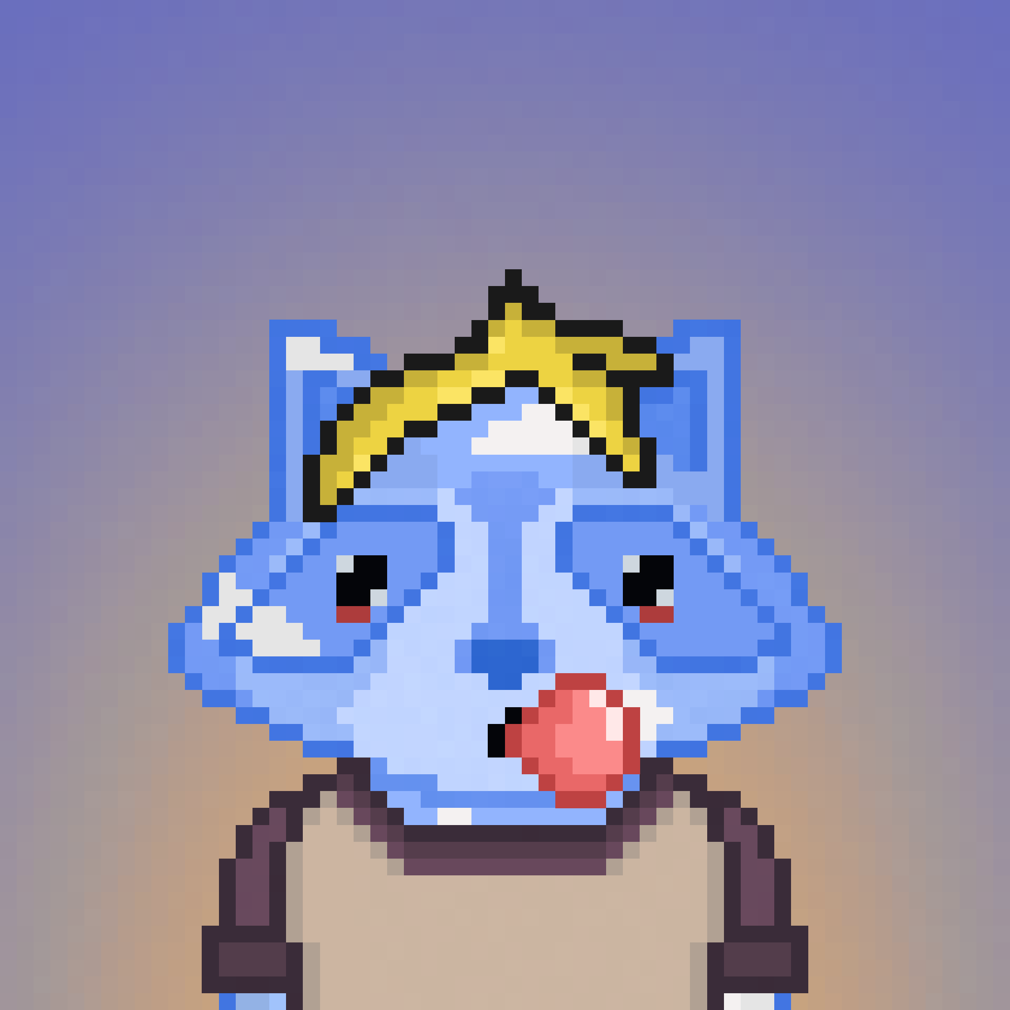 Pixel Raccoon #505 NFT on Algorand