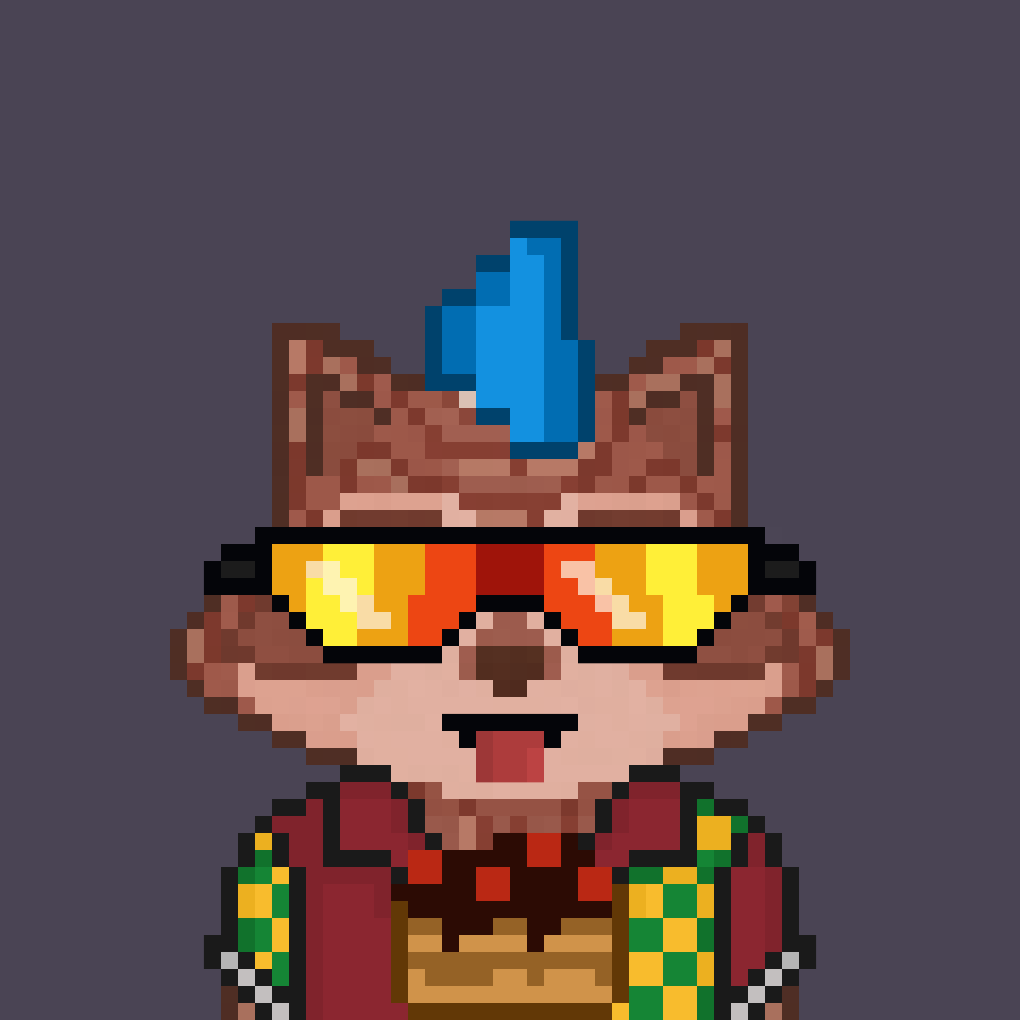 Pixel Raccoon #506 NFT on Algorand