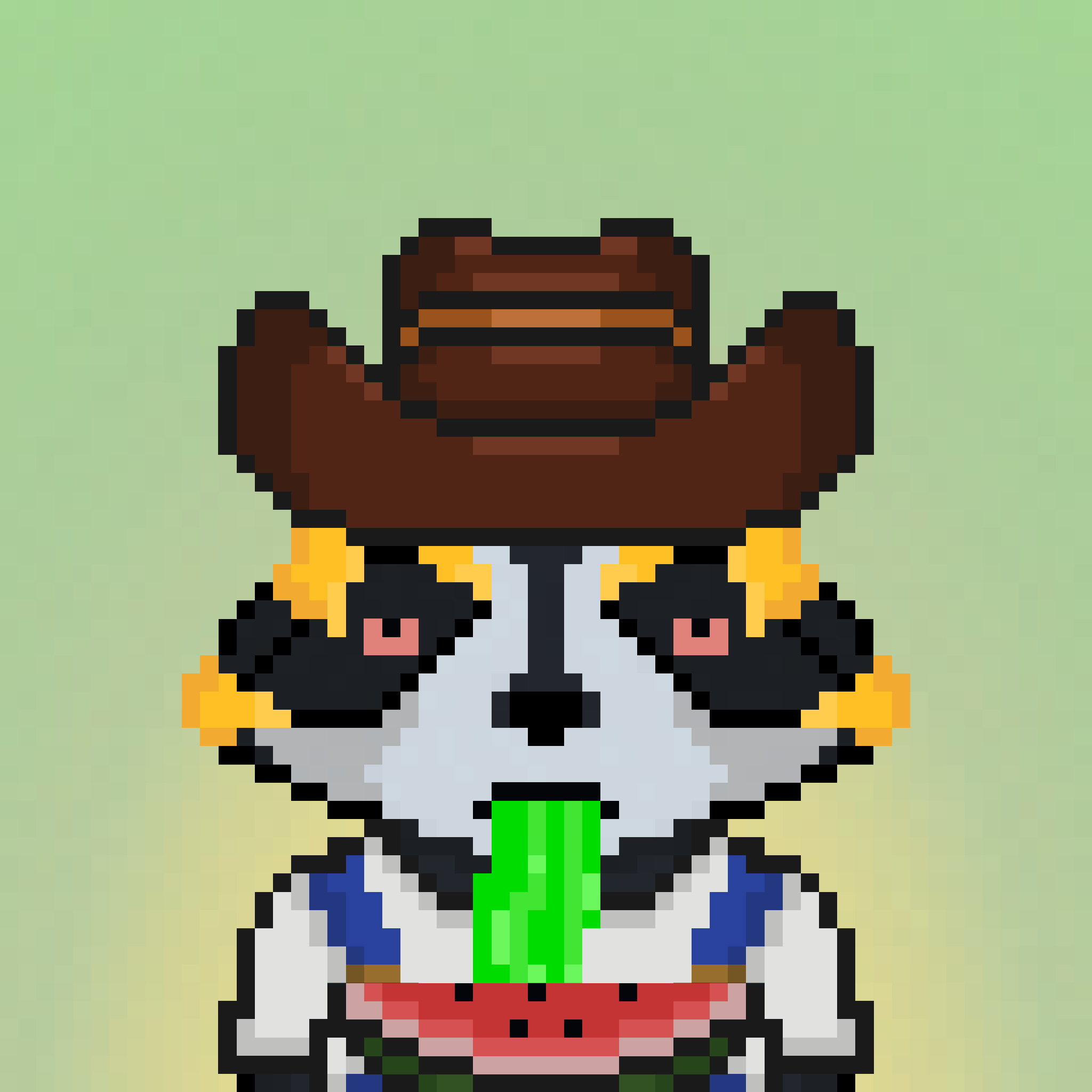 Pixel Raccoon #517 NFT on Algorand