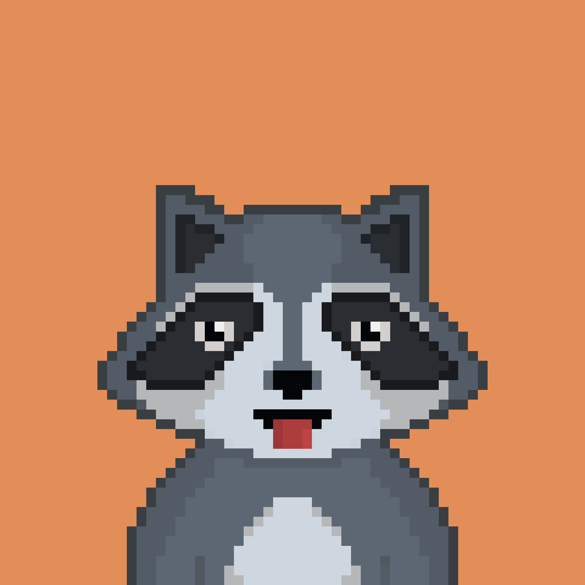 Pixel Raccoon #521 NFT on Algorand