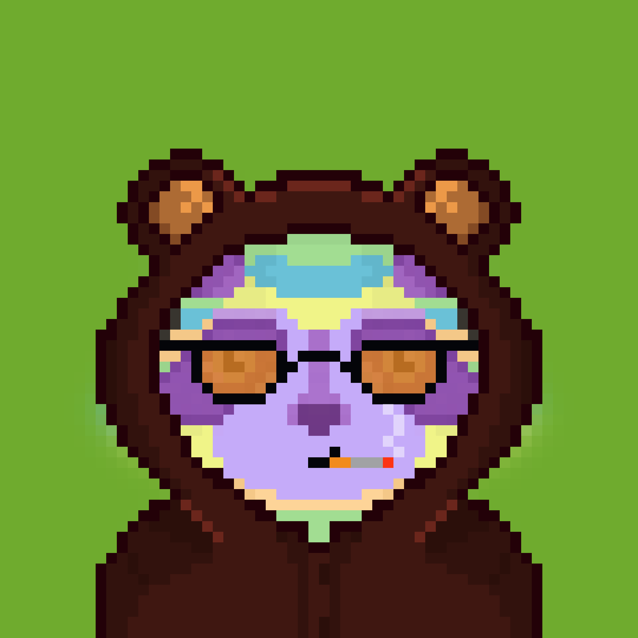 Pixel Raccoon #524 NFT on Algorand