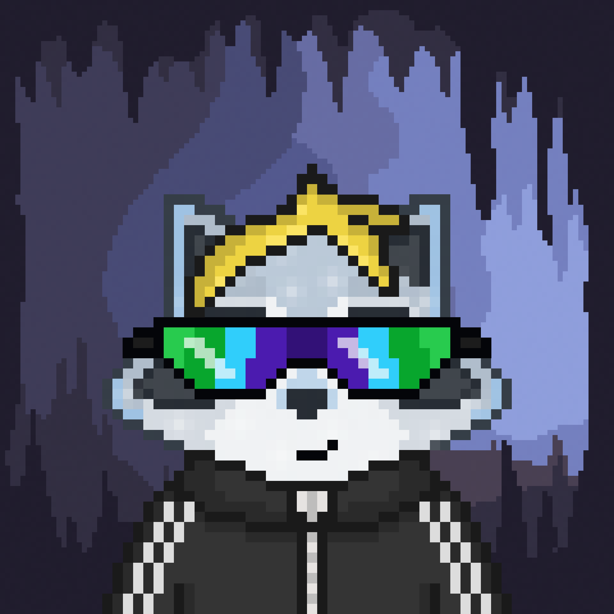 Pixel Raccoon #53 NFT on Algorand