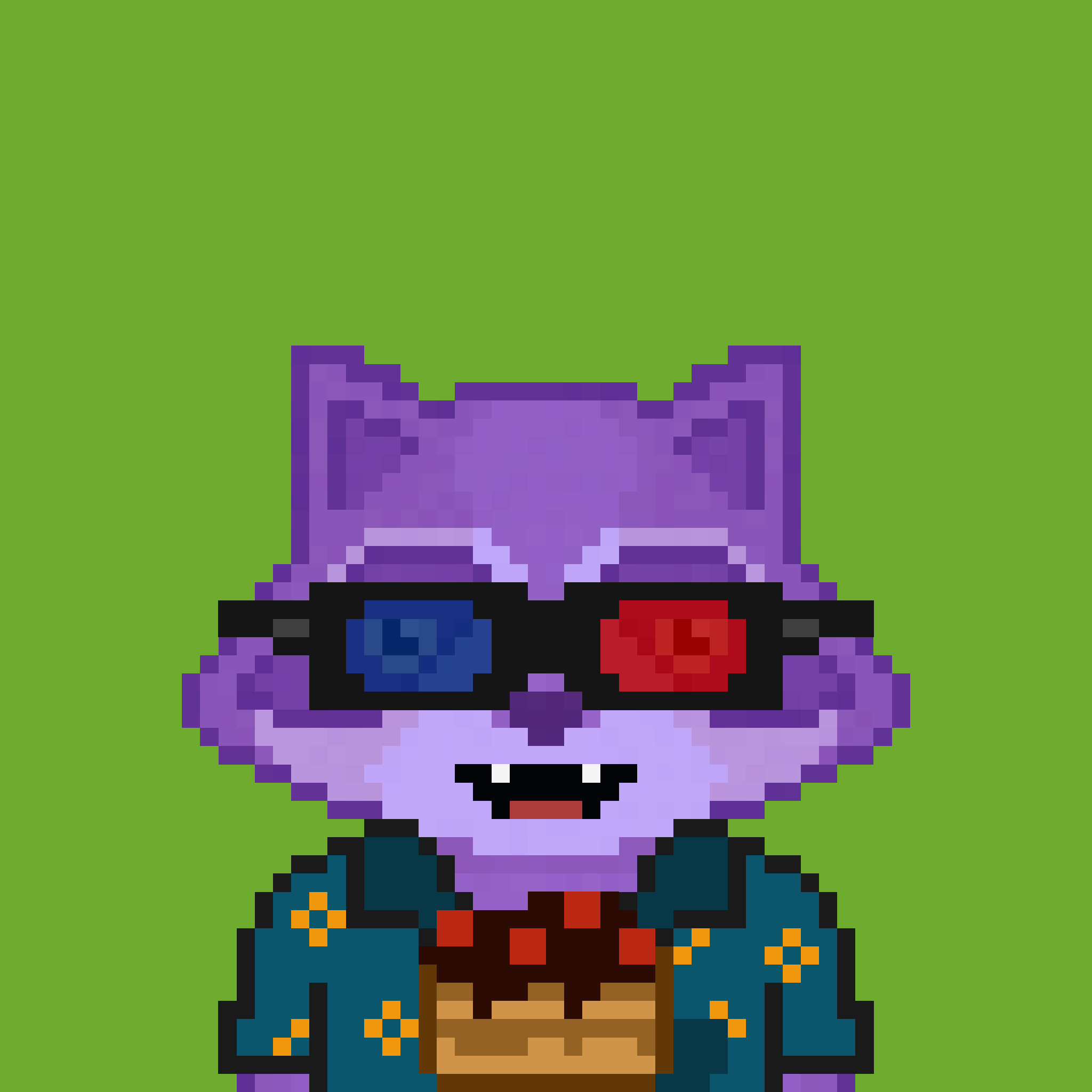 Pixel Raccoon #531 NFT on Algorand