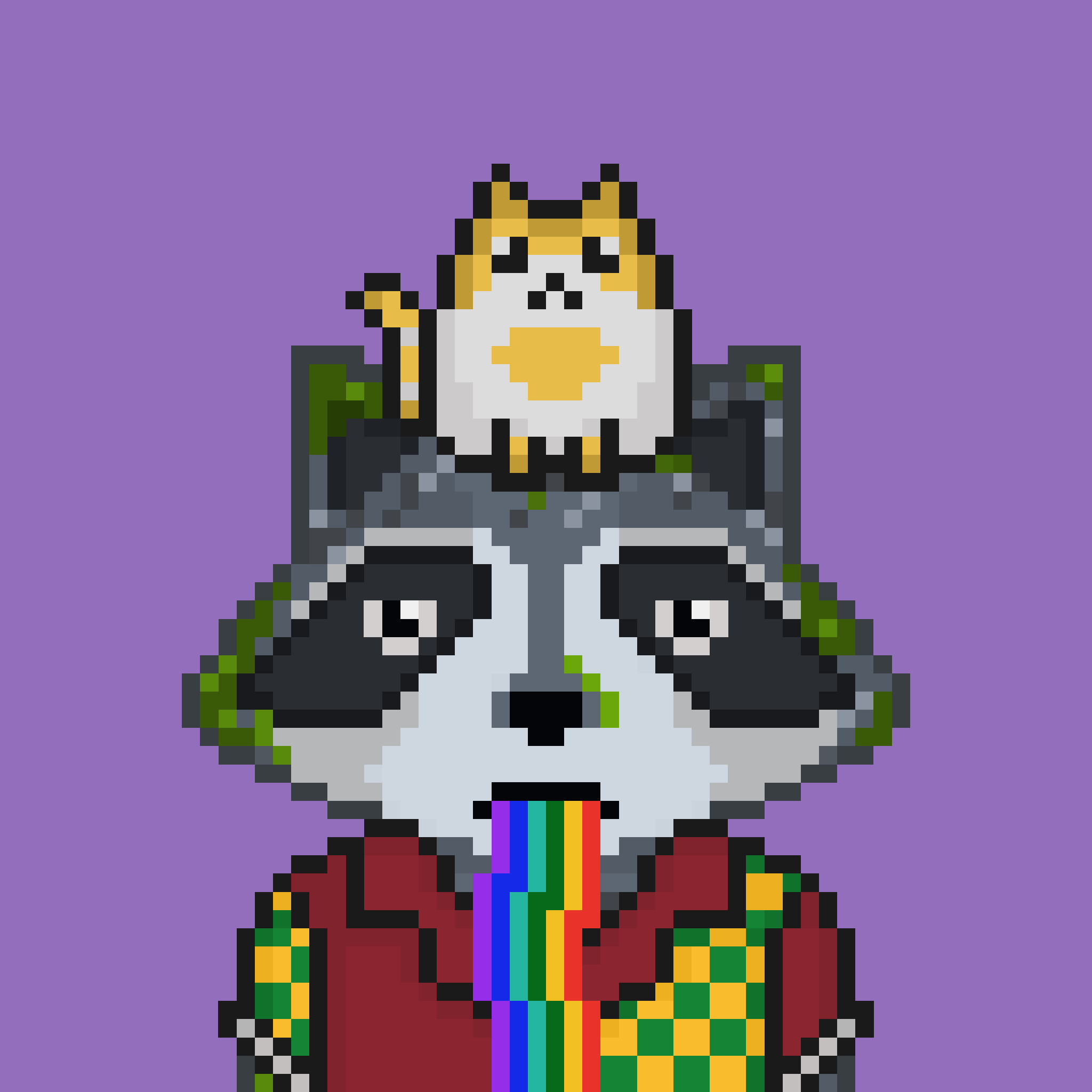 Pixel Raccoon #539 NFT on Algorand