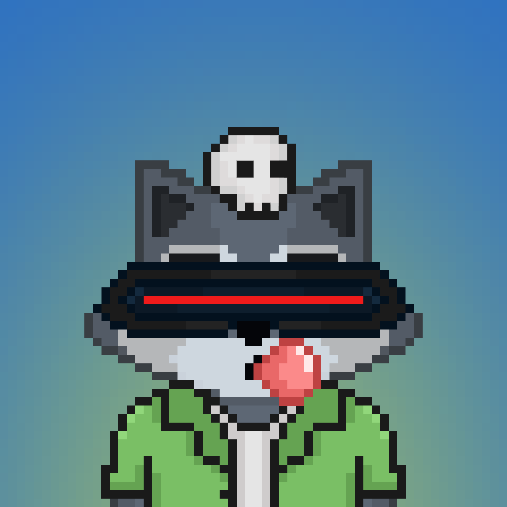 Pixel Raccoon #54 NFT on Algorand