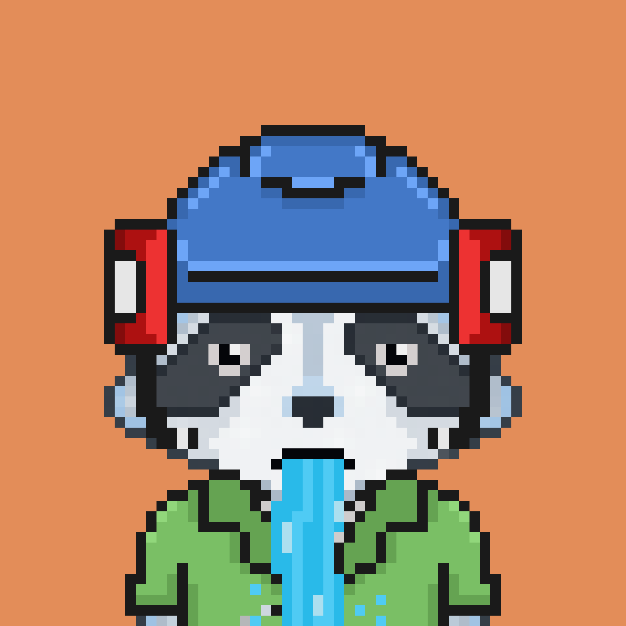Pixel Raccoon #544 NFT on Algorand