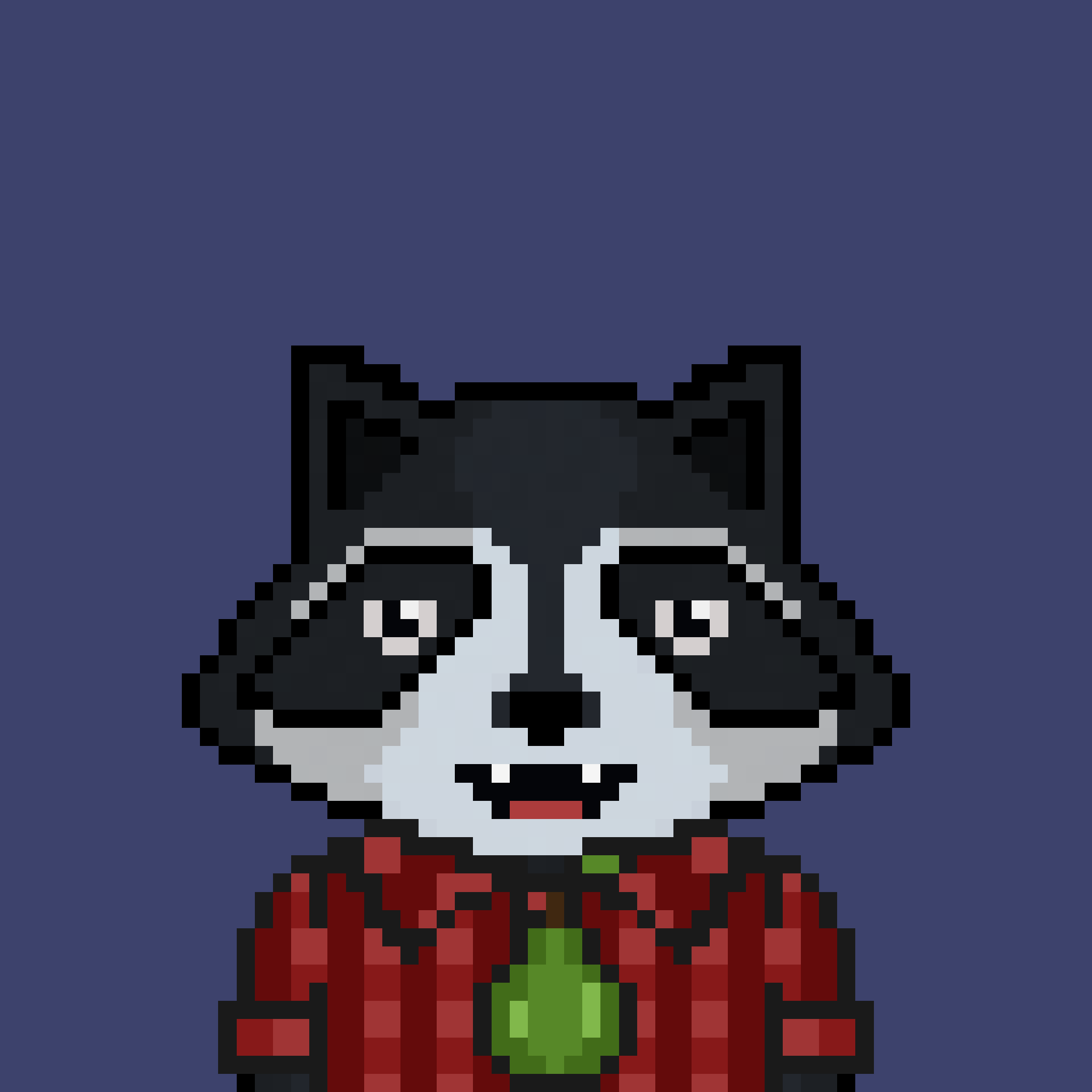 Pixel Raccoon #547 NFT on Algorand