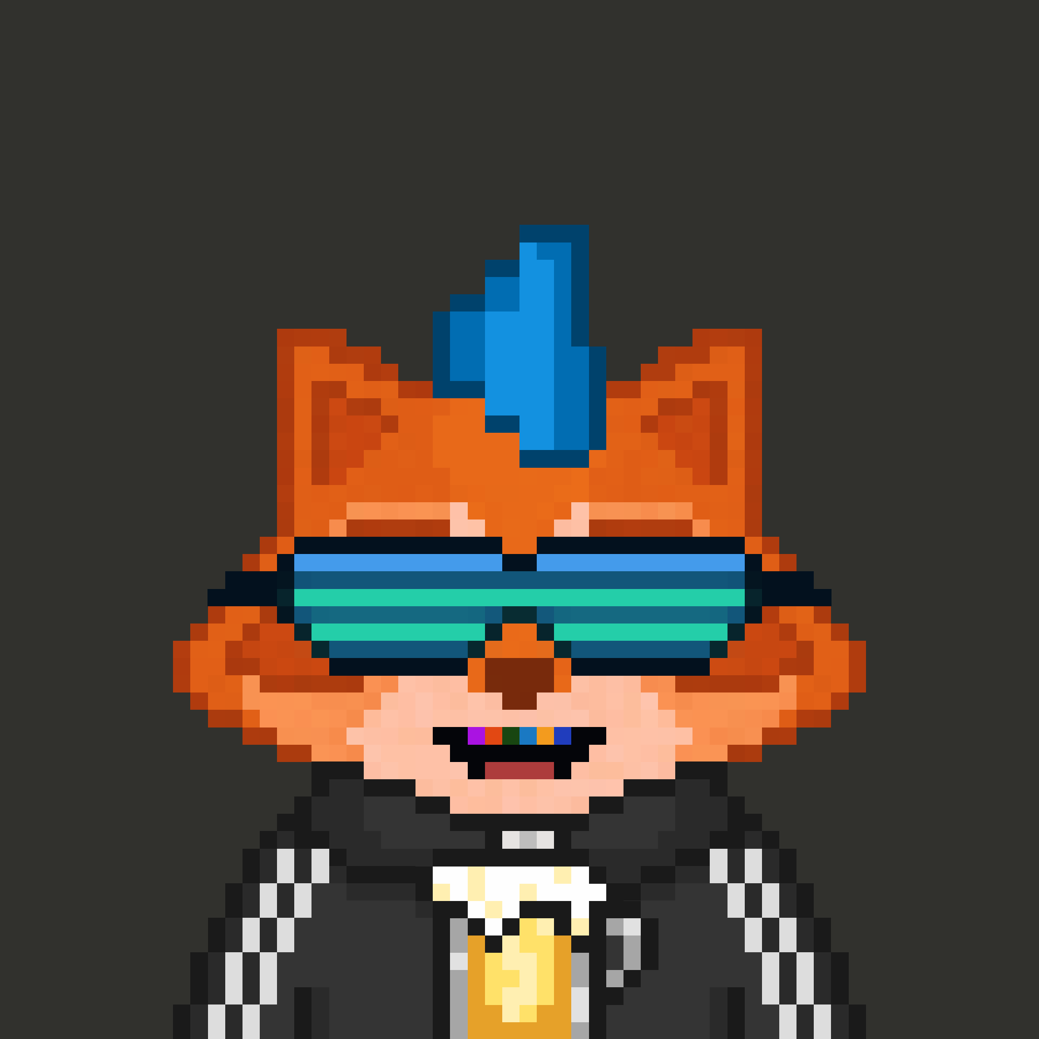 Pixel Raccoon #549 NFT on Algorand