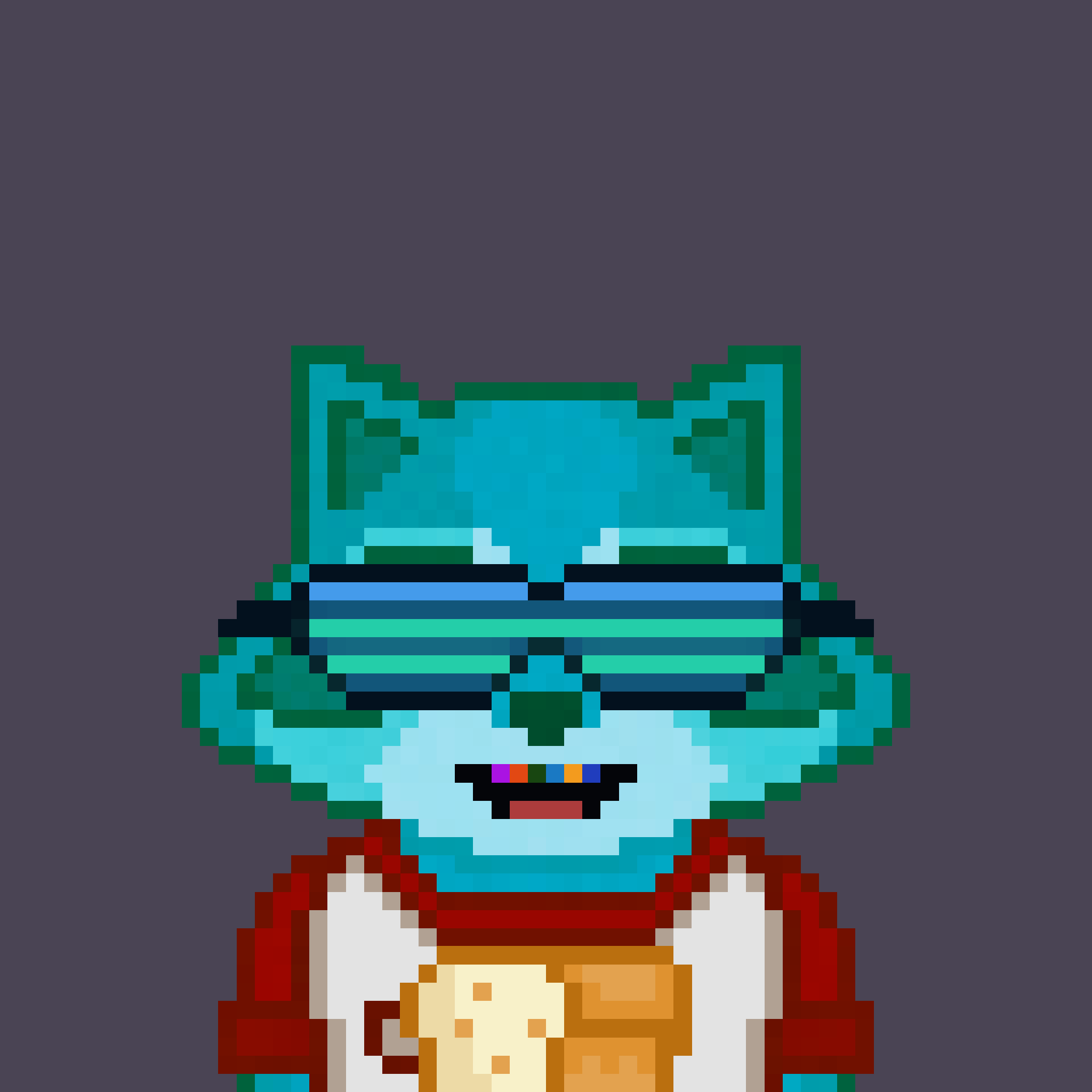 Pixel Raccoon #569 NFT on Algorand