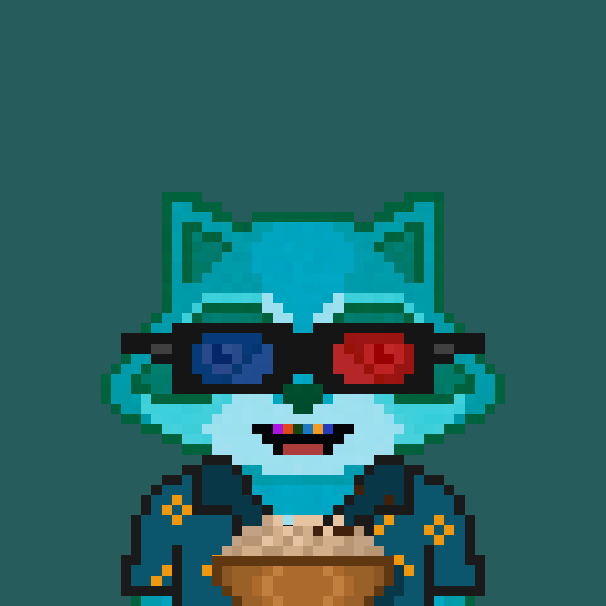 Pixel Raccoon #570 NFT on Algorand