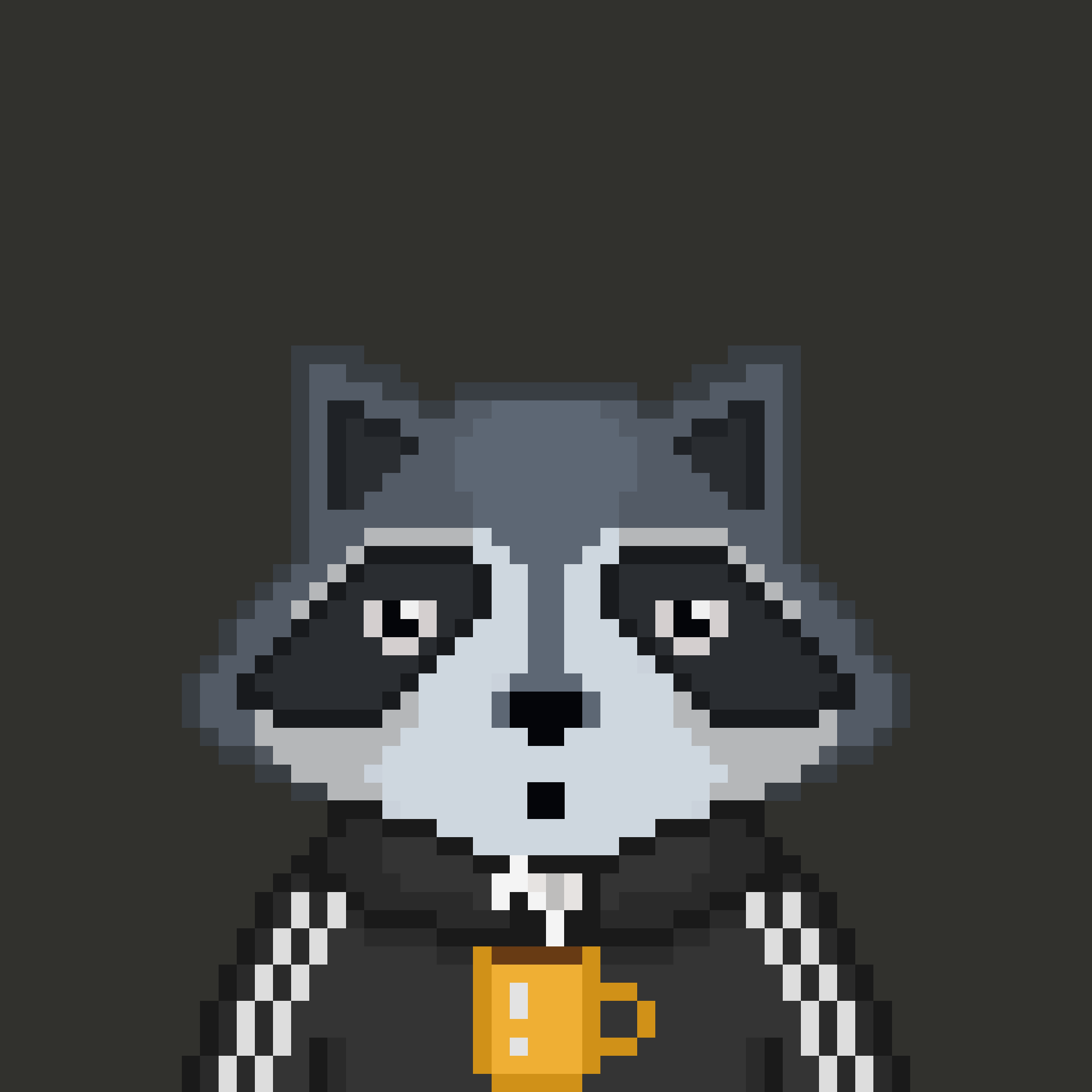 Pixel Raccoon #577 NFT on Algorand