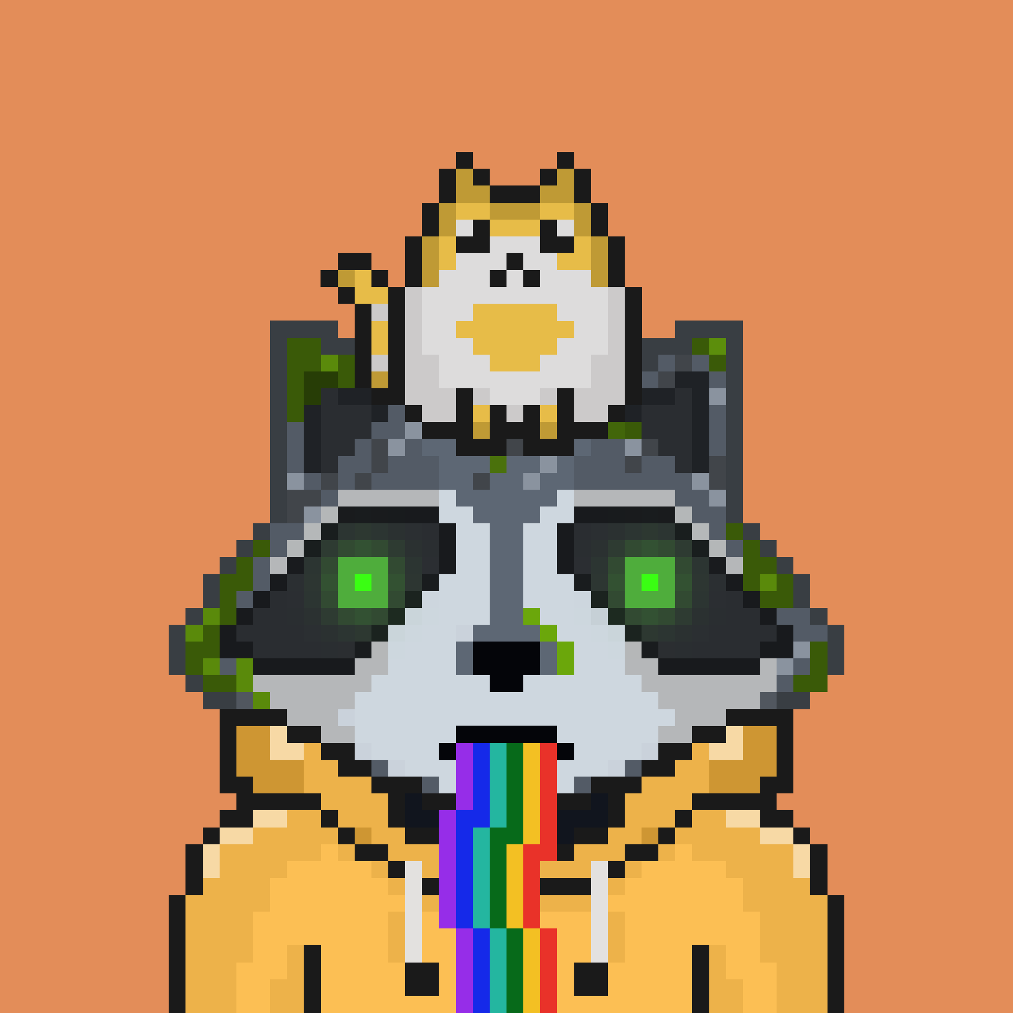 Pixel Raccoon #578 NFT on Algorand